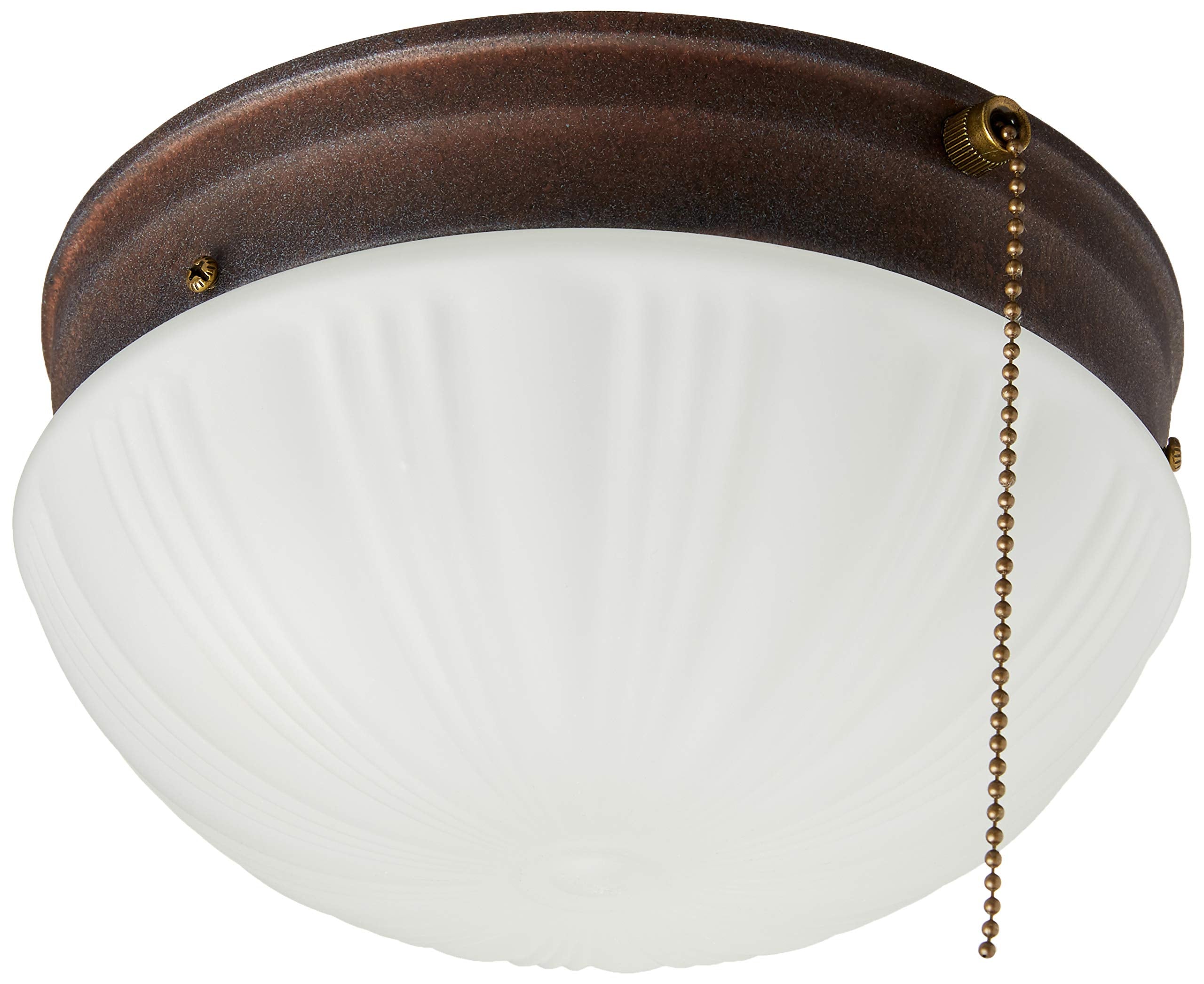 Westinghouse 2-Light Ceiling Fixture, Sienna Glass, 8.75" Model 6720200