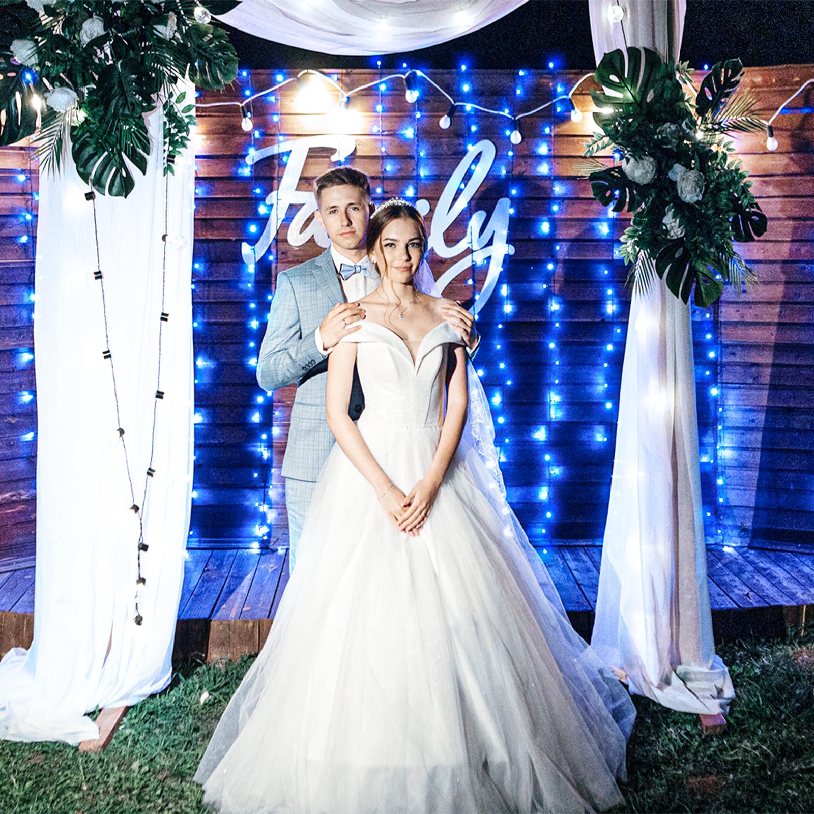 Christmas Lights Outdoor, 66Ft 200 Led Christmas Tree Lights With 8 Modes Waterproof, Plug In Extendable Green Wire String Twink