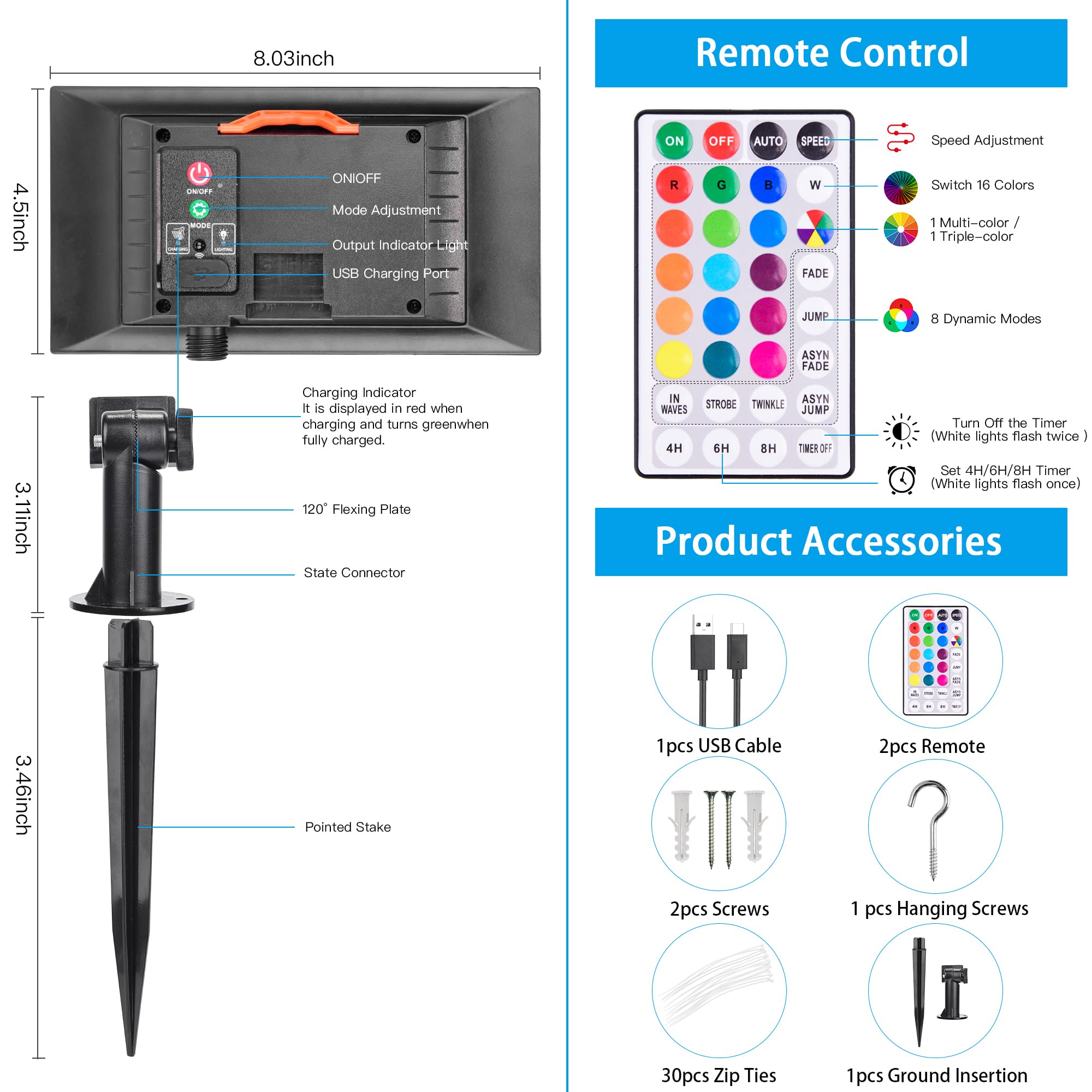 Nazuwke 99FT Solar Rope Lights, 300 LED Multicolor Fairy Tube Lighting, USB & Solar Powered, Waterproof, Remote Control, Model NA-S99
