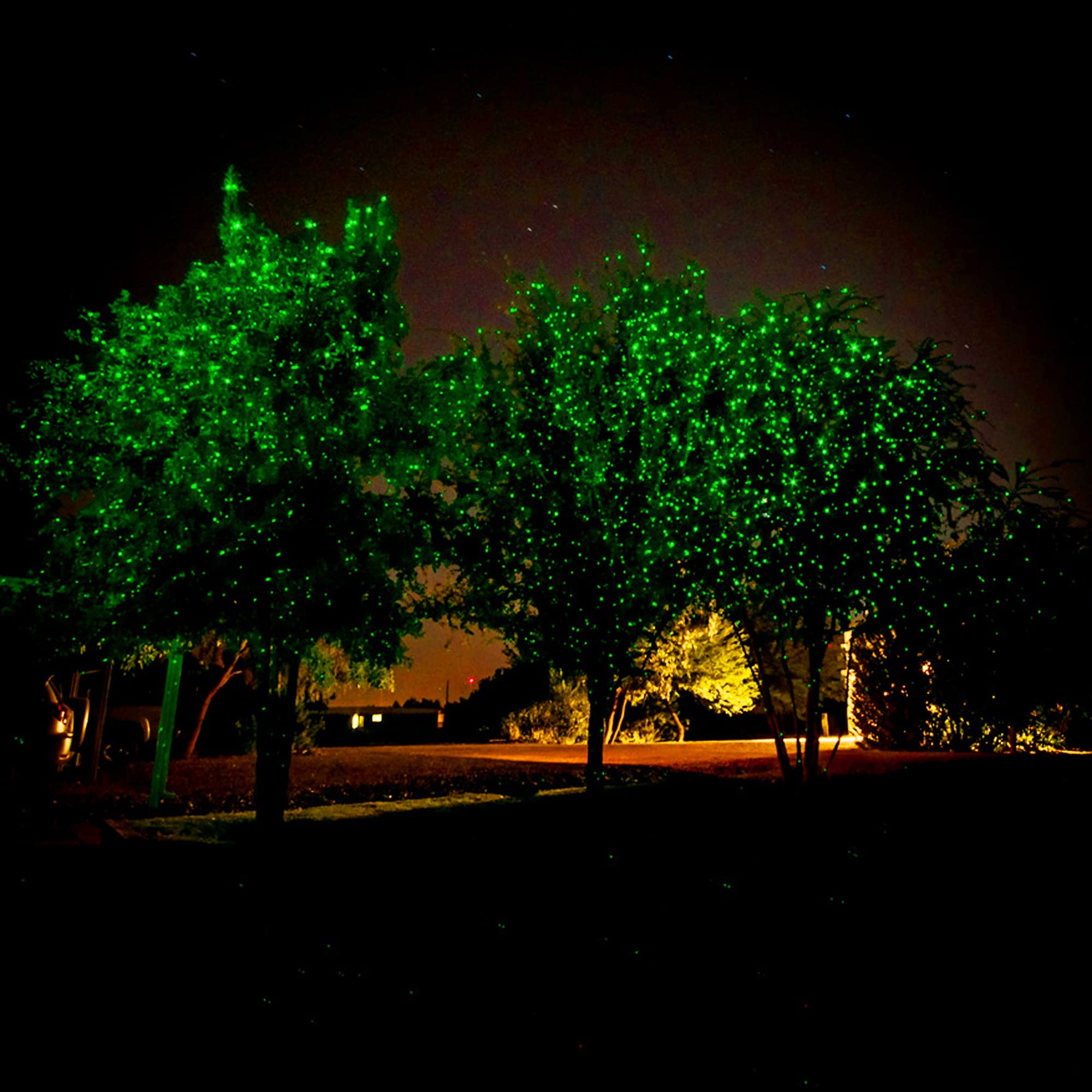 Dazzle Bright Green Christmas String Lights, 100 LED 33 FT Halloween Lights with 8 Modes, Waterproof Christmas Decorations for I