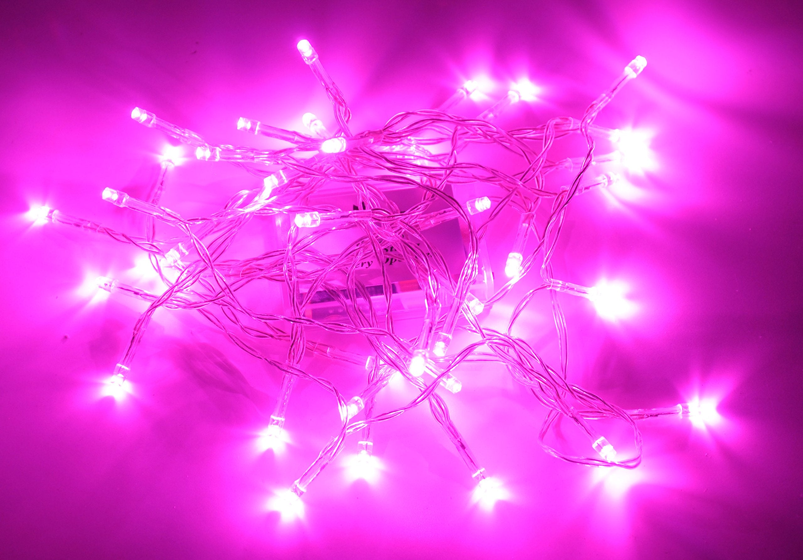 Karlling Pink 40 LED Battery Operated Fairy Light String for Wedding, Party, Xmas, Valentine's Day Decorations