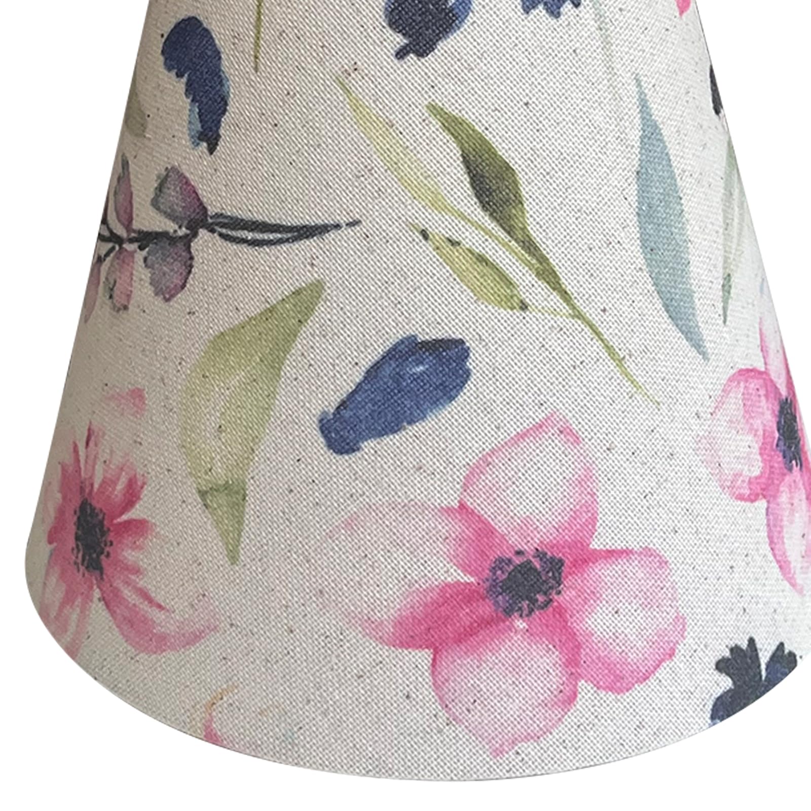 TOOTOO STAR Mini Lamp Shade Set of 2, Printed Linen, Clip-On, 3in x 6in x 5in, Model 0212YH-2, Color Printed-