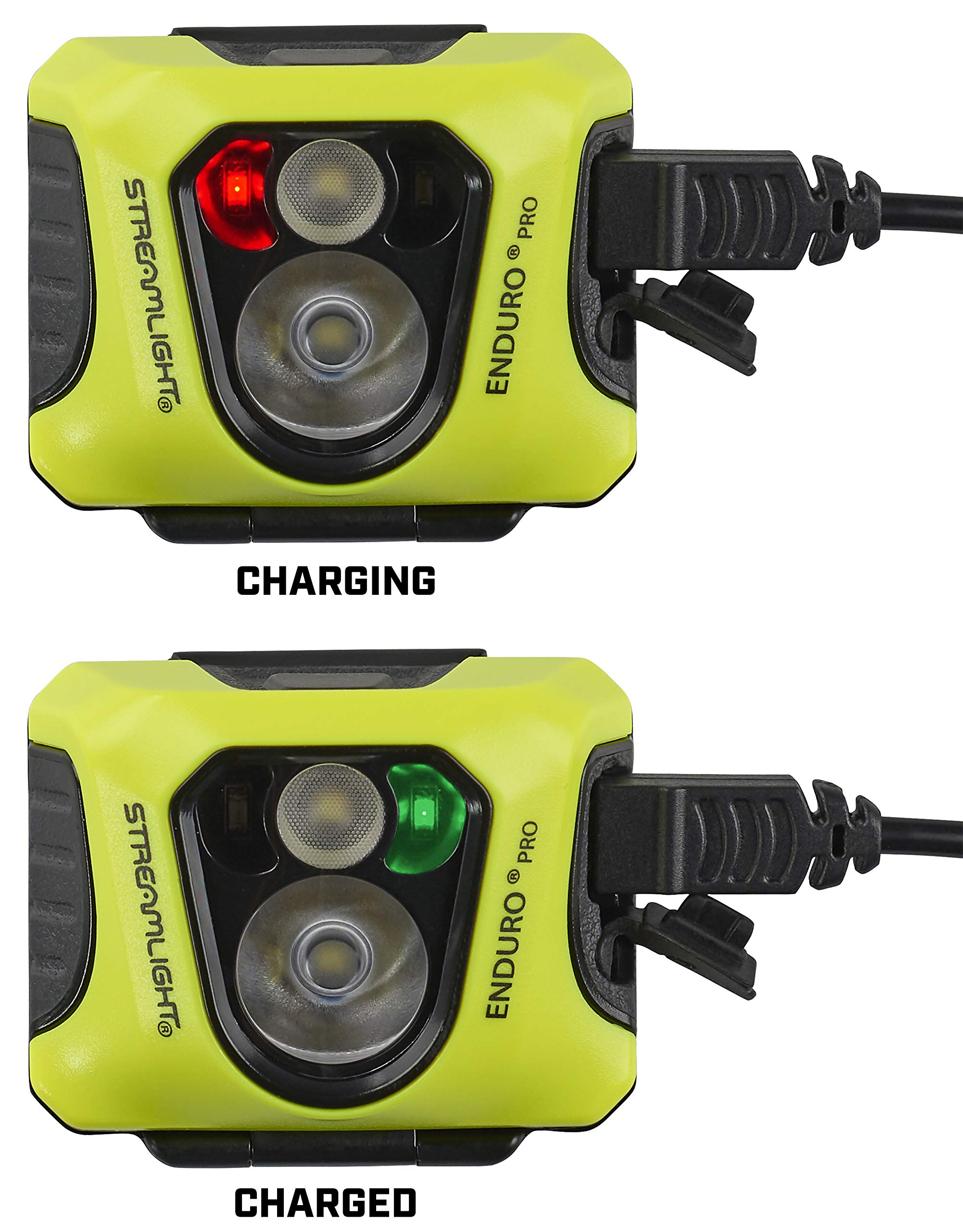 Streamlight 61436 Enduro Pro 200-Lumen Usb Rechargeable Led Headlamp With Elastic Head Strap, Rubber Hard Hat Strap, 3M Dual Loc