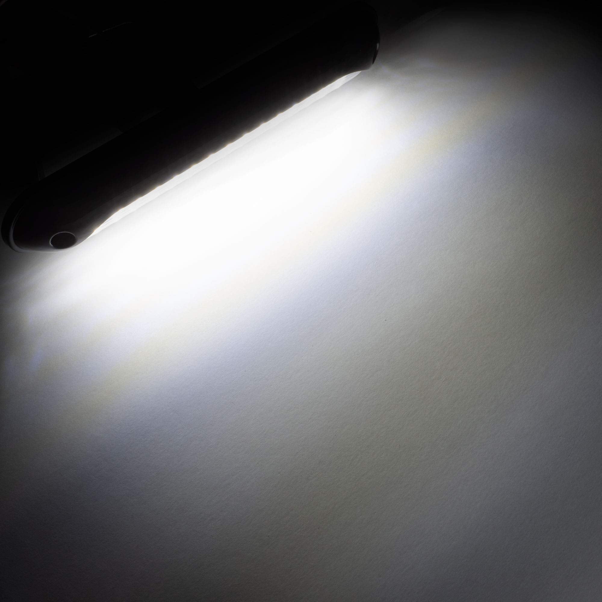 RecPro RV Porch Light | 12V LED | 1.25in x 8in | Black Cover | Model GSL9675