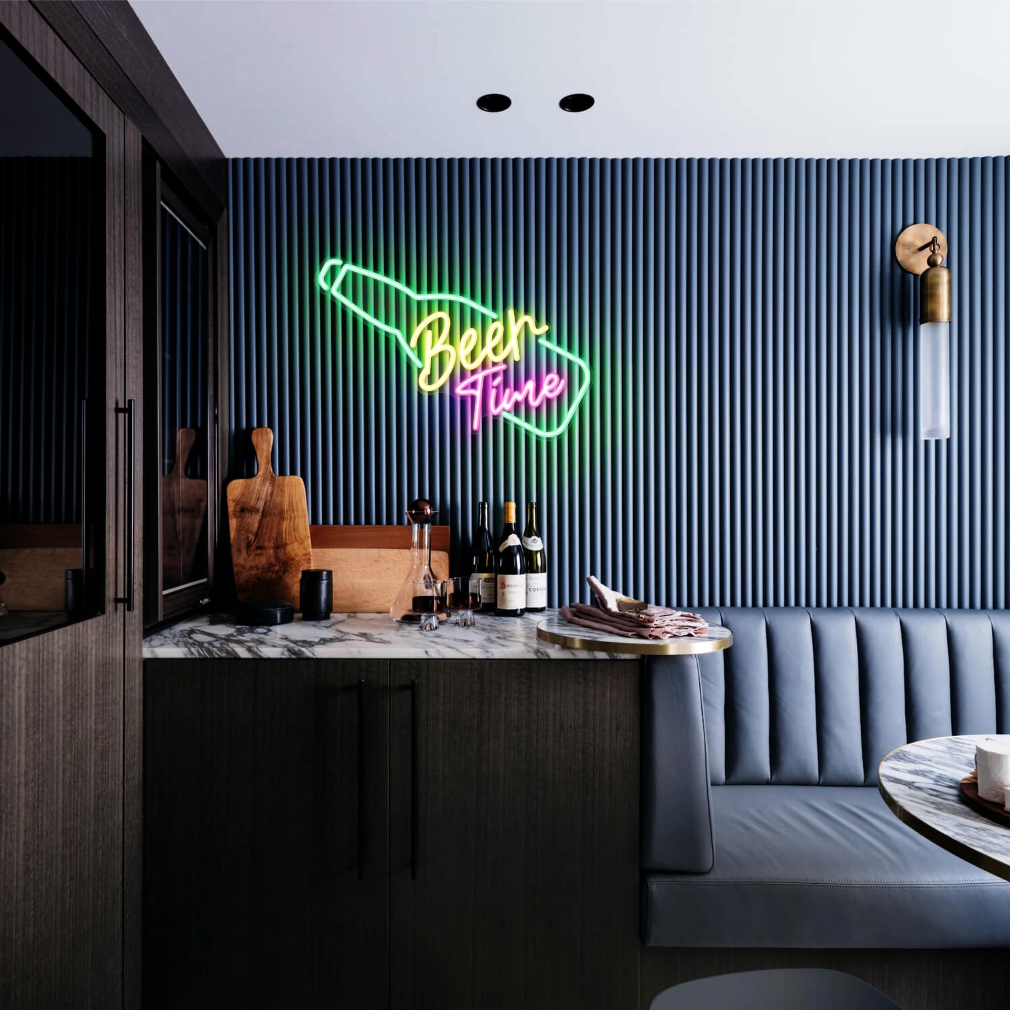 Kavaas malt-inspired Time malt-inspired Neon Sign 16.9 X 7.6  Neon malt-inspired Signs For Man Cave  Home Bar  Pub  Wall Decor - Best Gifts For malt-inspired Lovers  Birthday  Christmas