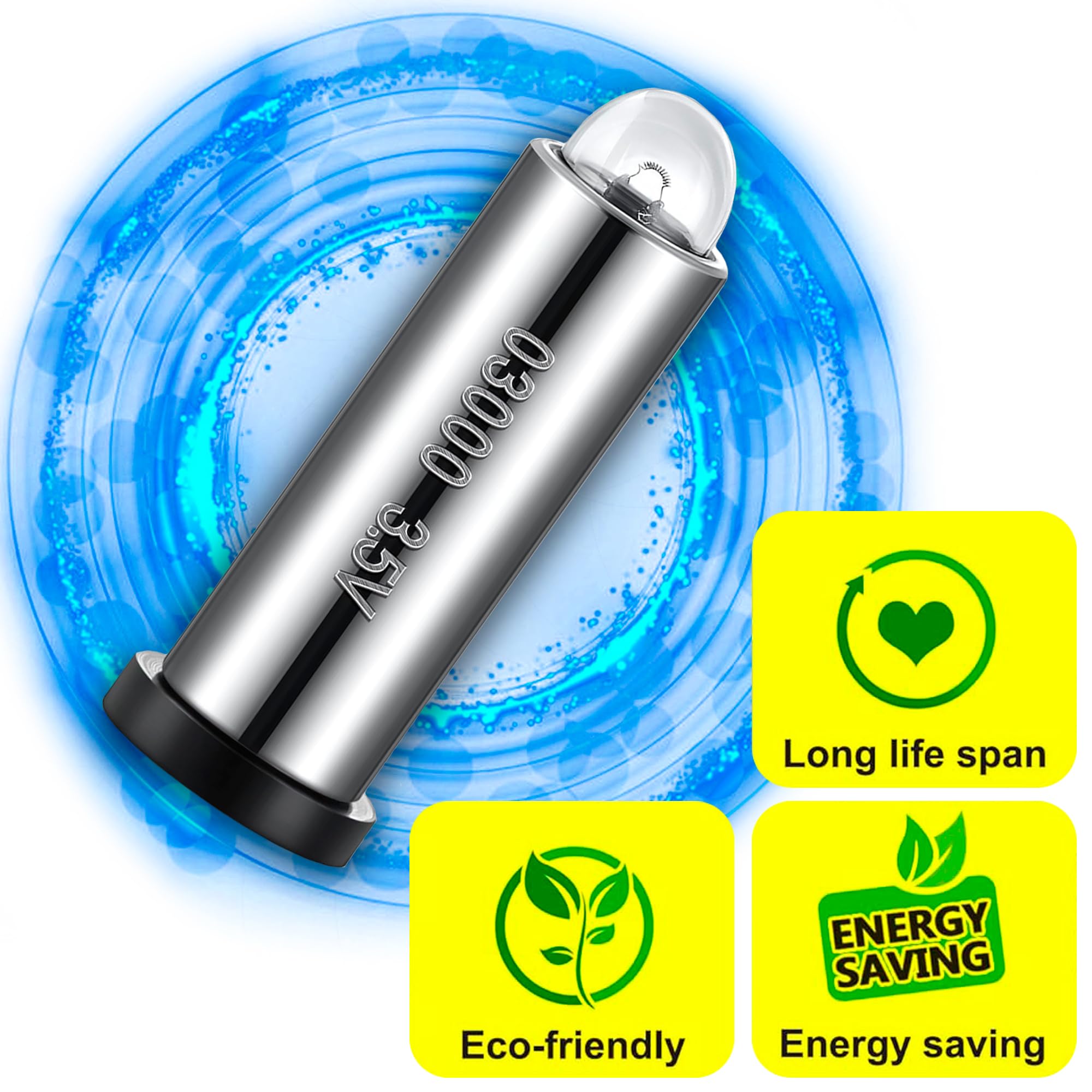 Hqrp 2-Pack Lamp Bulb Compatible With Welch Allyn Wa-03000 Wa03000 03000 Wa3000 3000 Wa-03000-U Wa03000-U Wa-03000U Wa3000-U 030