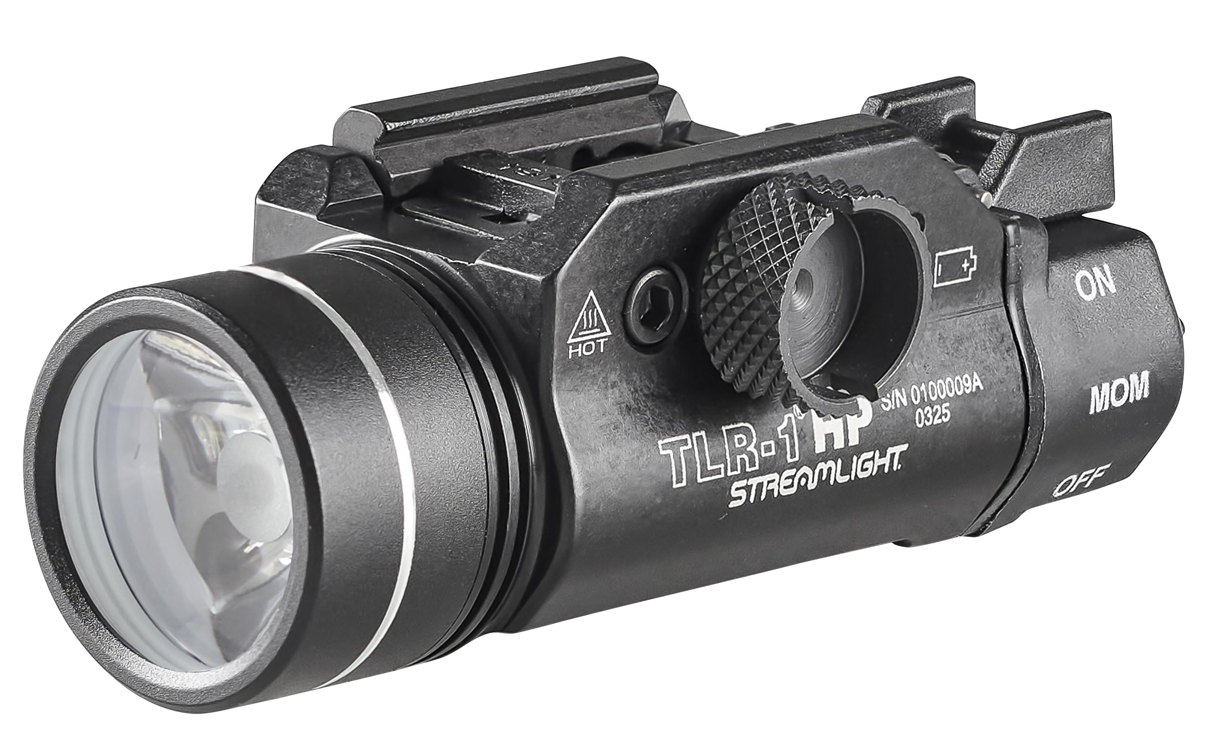 Streamlight 59152 TLR-1 HP 1000-Lumen High Candela Weapon Mounted Light with Long Launcher Kit  Includes Safe Off Remote and Standard Switches  Remote Pressure Switch  Mounting Clips  Black