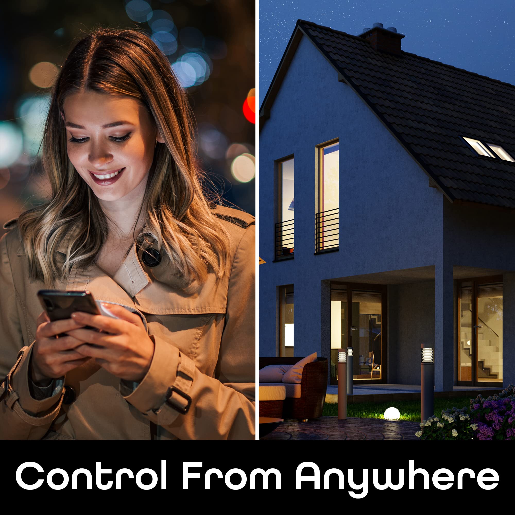 Geeni Smart LED Bulb - WiFi Dimmable, Soft White, 800 Lumens, Voice Control, Model GN-BW932-999, 3 Count (Pack of 1)