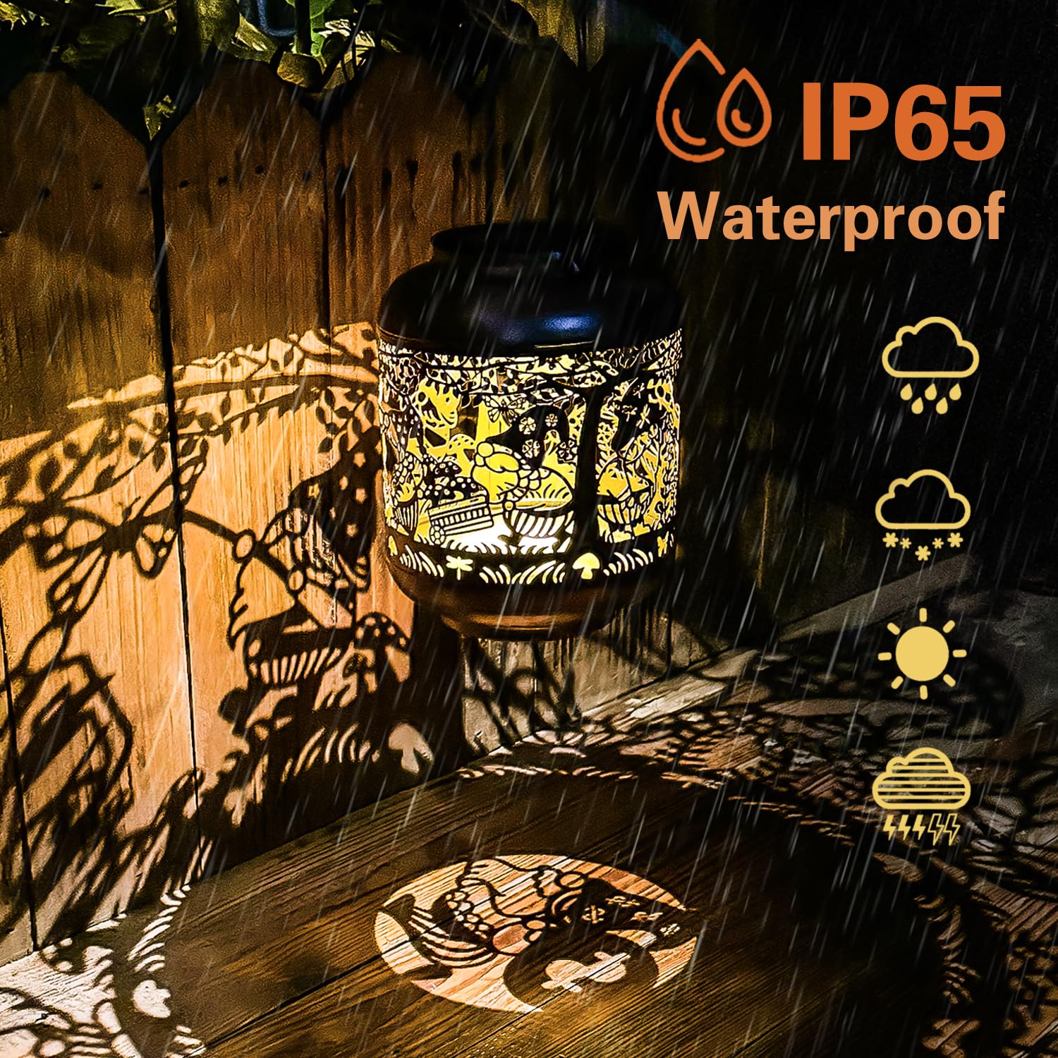 Tiggsy Gnomes Solar Lanterns Outdoor Waterproof,Hanging Solar Lights Gnome Gifts For Women Metal Led Decorative Light For Yard,P