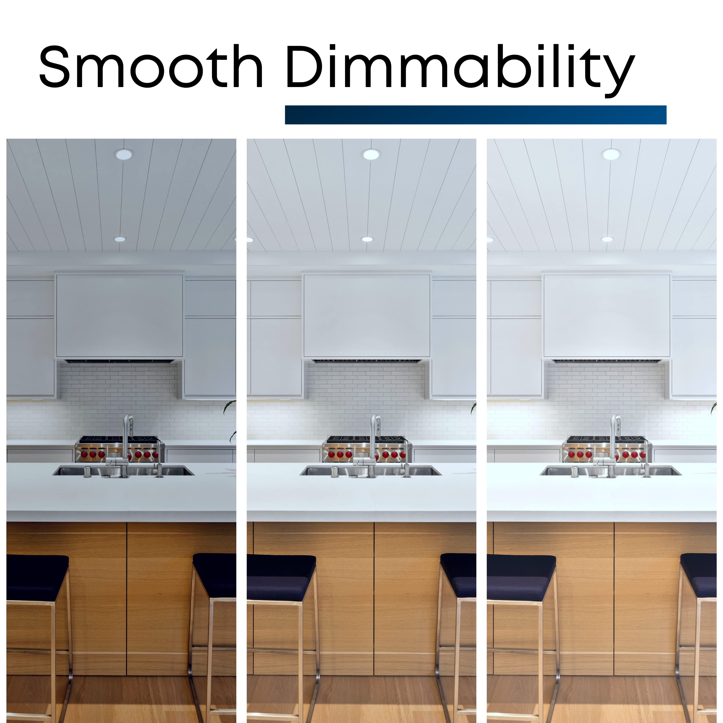 Feit Electric Led 4 Inch Recessed Lighting, 50W Equivalent, Dimmable Retrofit Downlight, E26 Adaptor For Recessed Can Lights, 50,000 Hour Lifetime, 650 Lumens, 5000K Daylight, Ledg2R4/950Ca