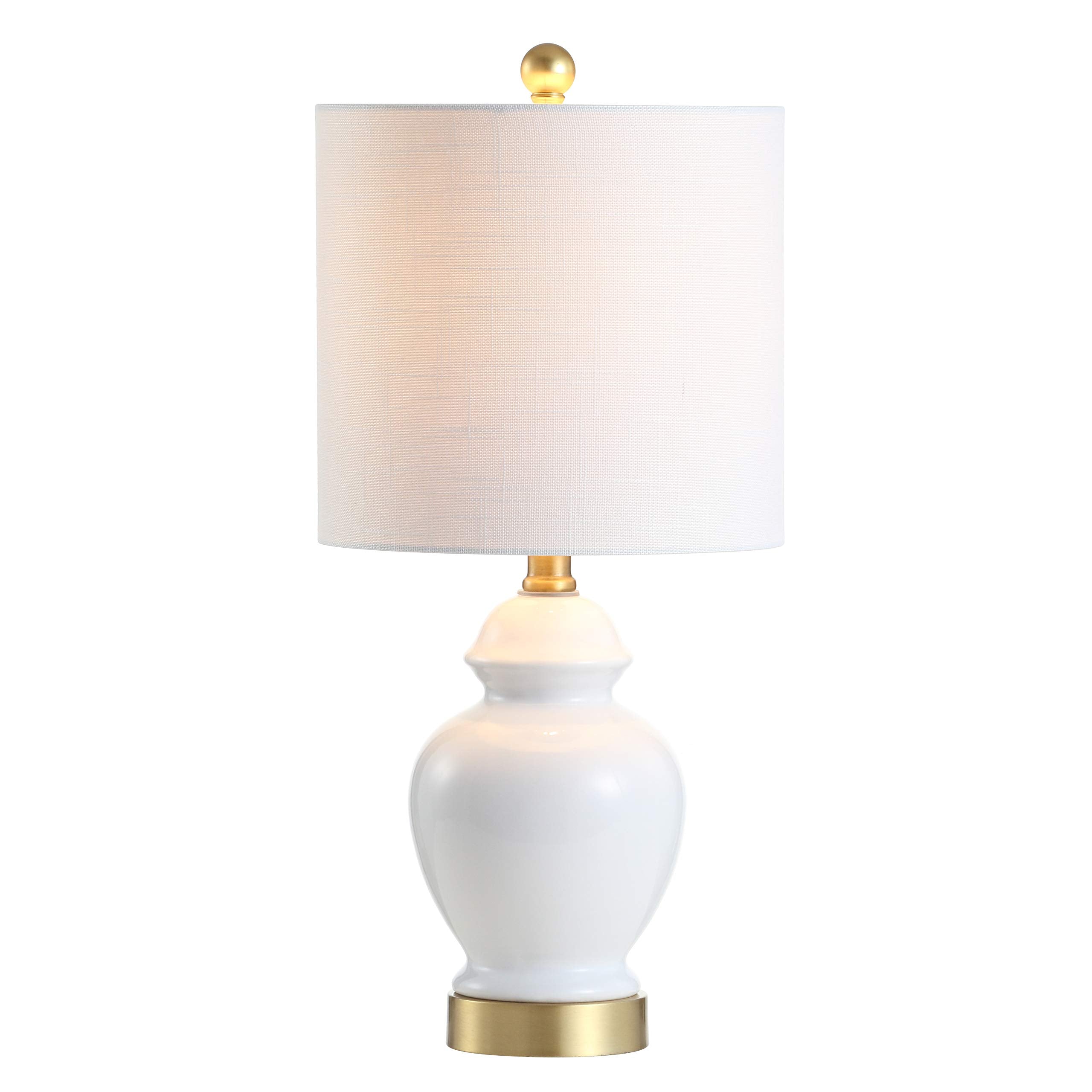 JONATHAN Y JYL1035A Perry 20'' Ceramic/Metal LED Table Lamp French Country Classic Bedside Desk Nightstand Lamp for Bedroom Livi