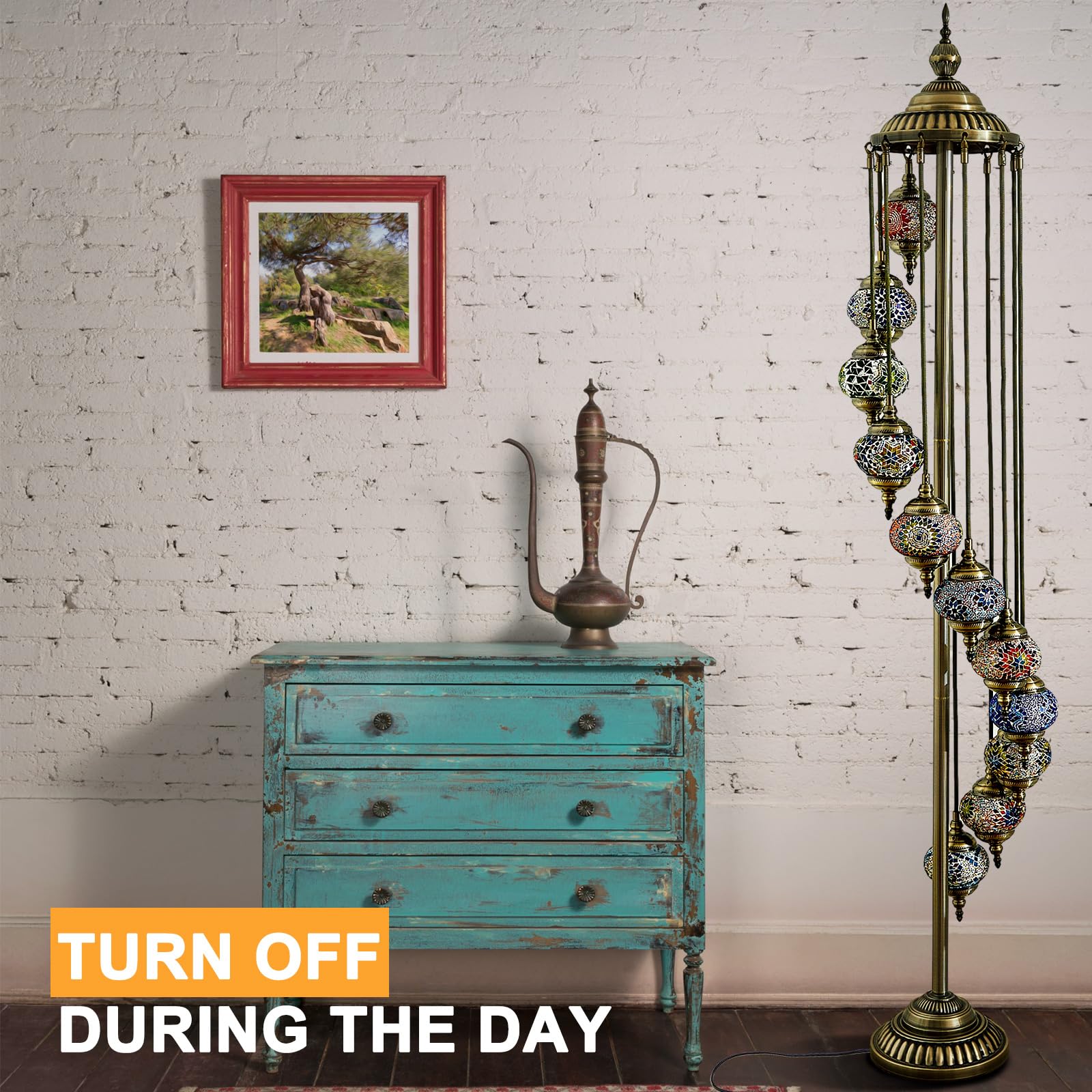 Hortsun Turkish Floor Lamp Moroccan Lamp Floor Lamp Turkish Lamp Globe Floor Lamp Moroccan Floor Lamp For Decorative Home Design