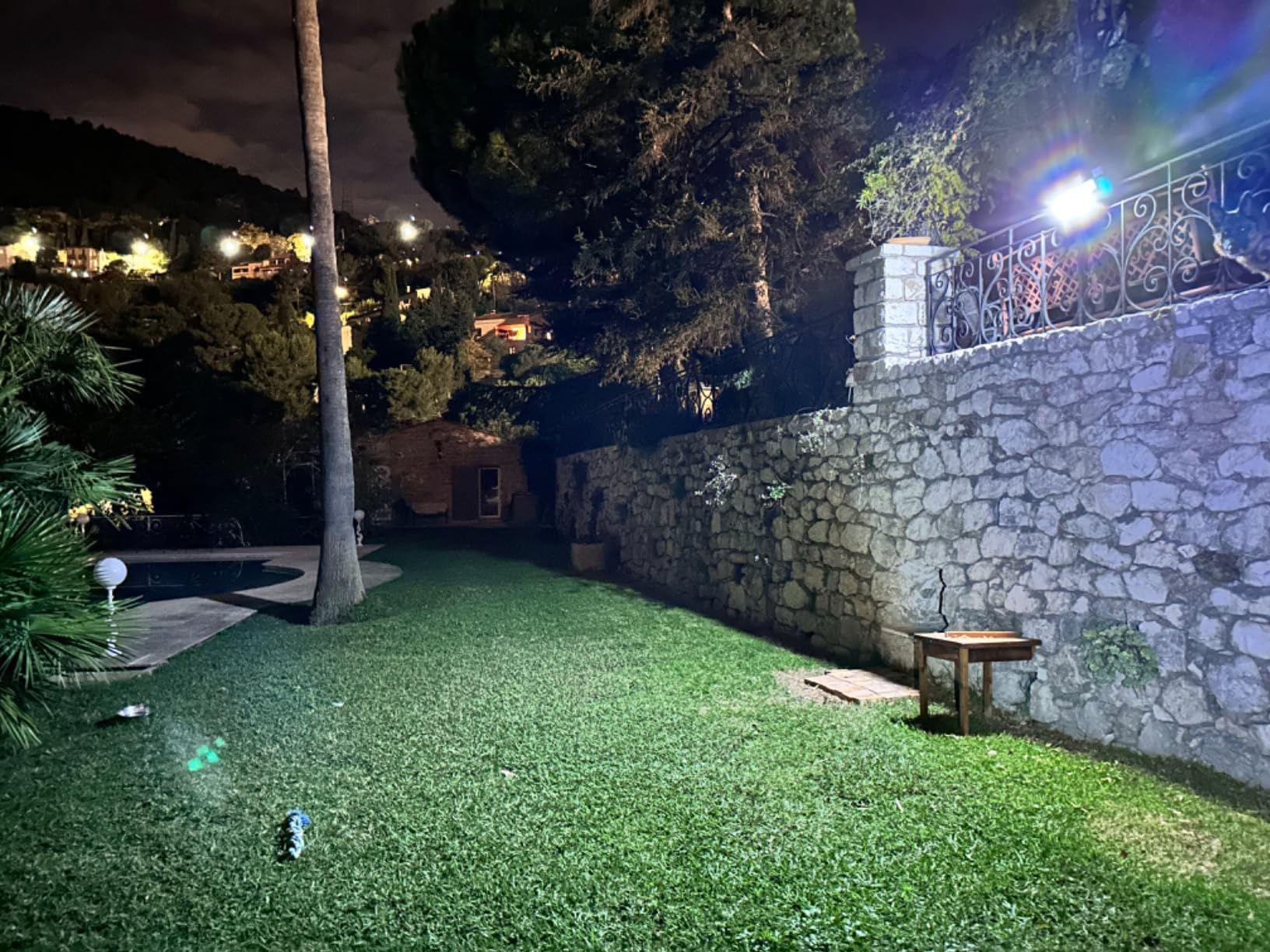 Intelamp Motion Sensor Flood Lights - 2 Pack, 1200Lm, Black, Adjustable 3 Mode Security Lights For Patio, Garage, Porch