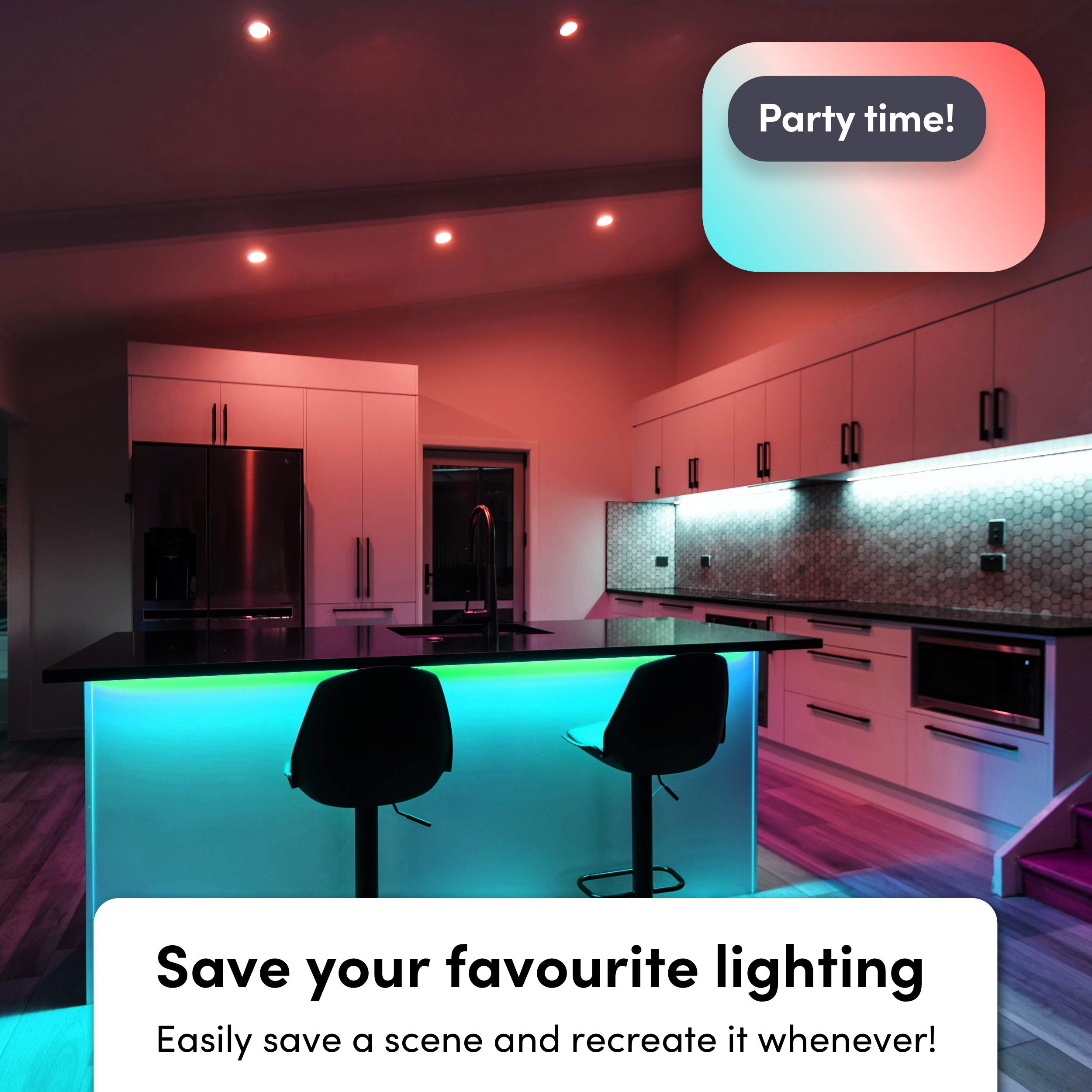LIFX Lightstrip Color Zones - 40" Wi-Fi Smart LED Strip, Multicolor, Polychrome Tech, No Bridge Needed, Works with Alexa & Google