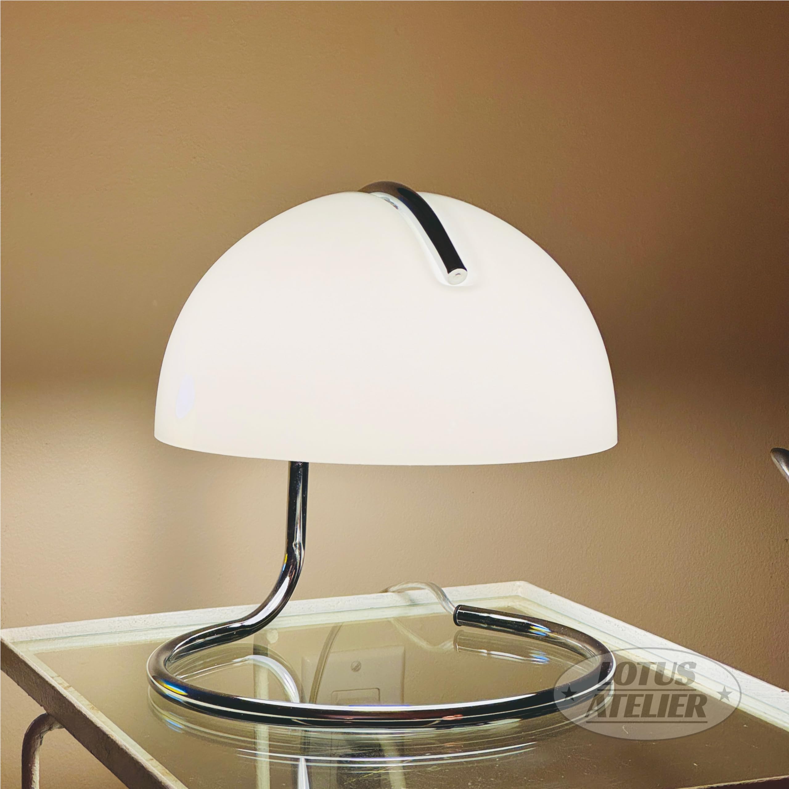 Lotus Atelier Bauhaus Lamp | Retro Mushroom Lamp For Room Aesthetic Modern Lighting For Bedroom | Mid Century Modern Lamp | Cool
