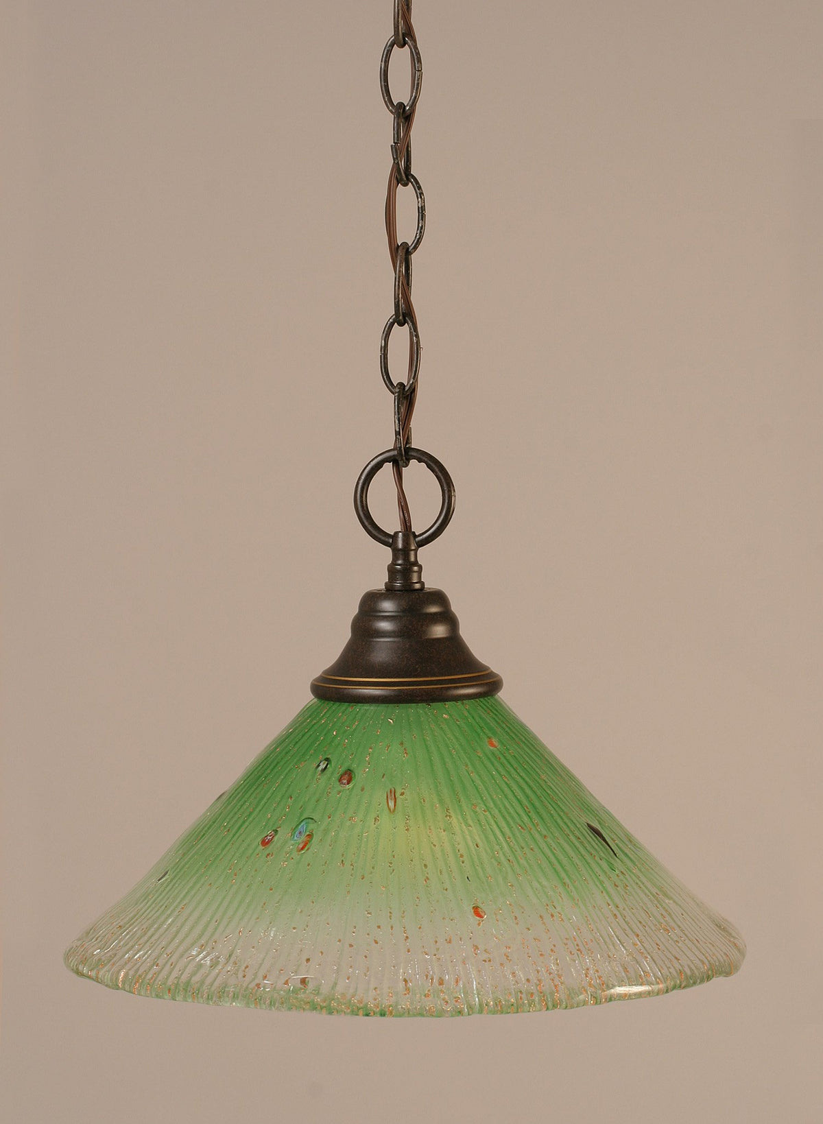Toltec Lighting 1 Light Pendant In Dark Granite (10-Dg-447)