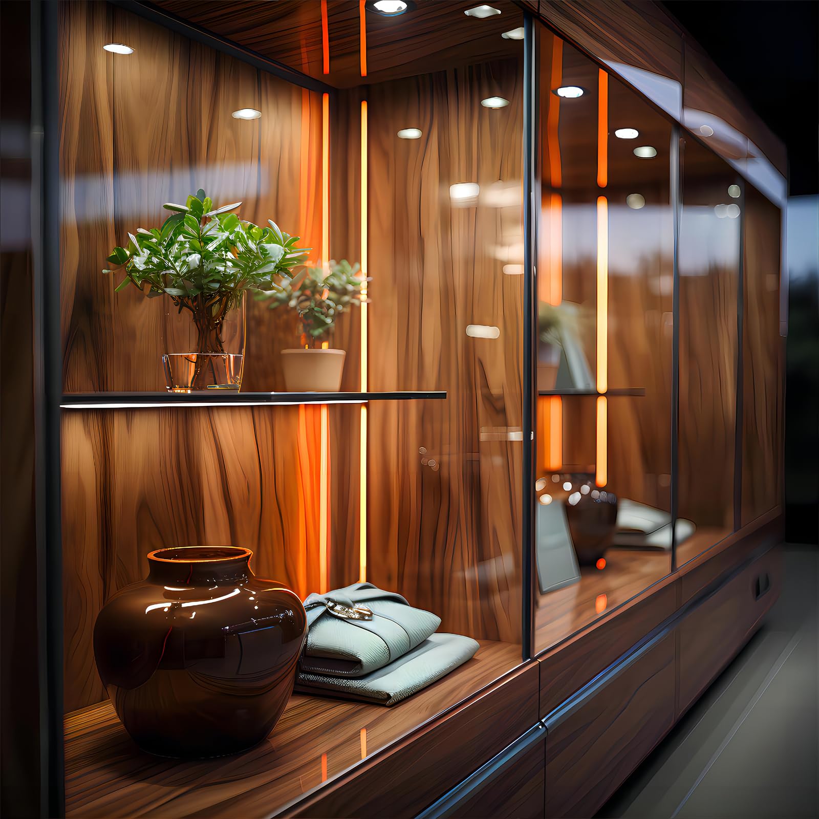 Uvtaoyuan Led Strip Lights 5V Usb Leds Display Cabinet Lighting Cob Short Led Strip Light 3000K Warm White Not Dimmable Flexible