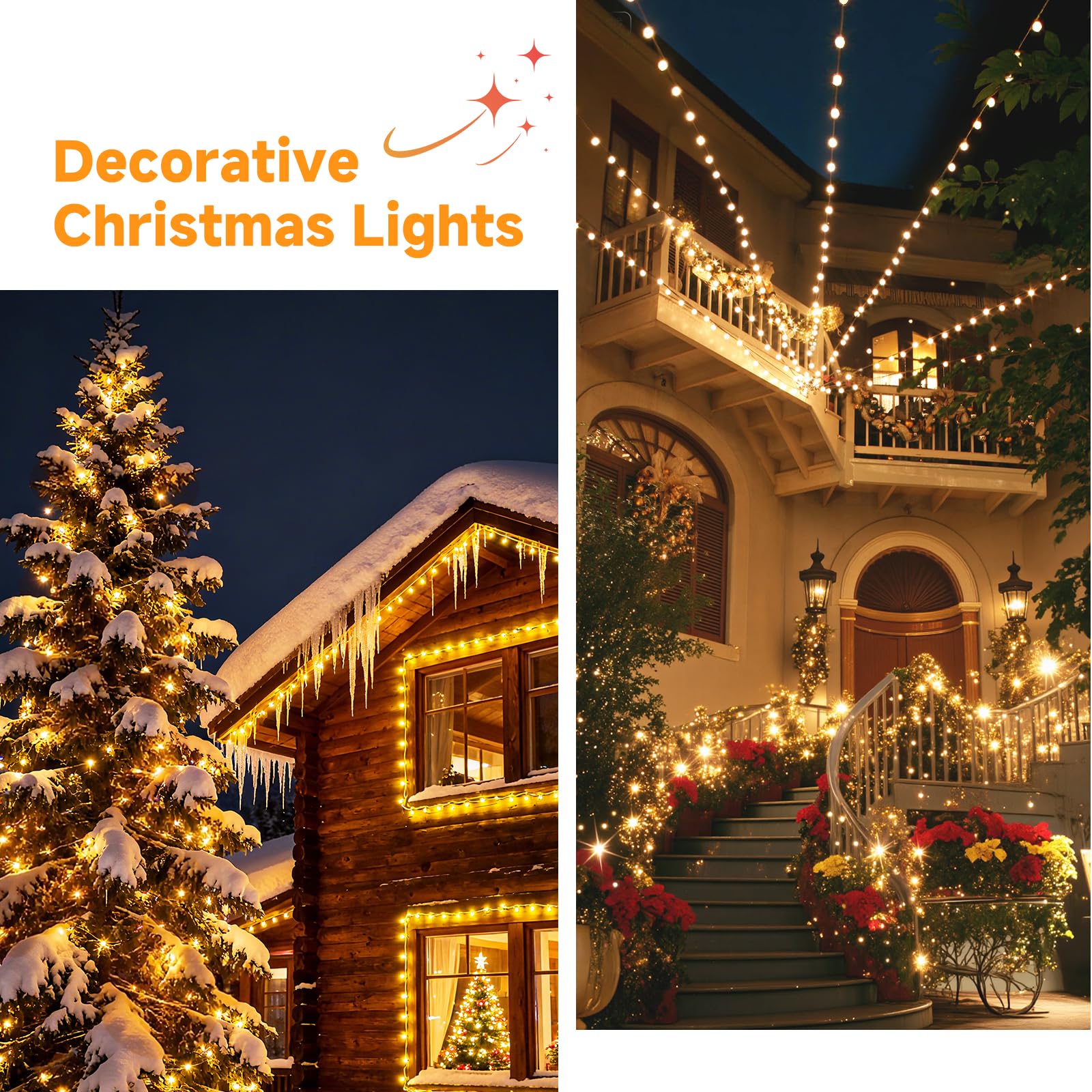 Mlambert 1200 Led Christmas Lights 394Ft  Outdoor Waterproof Dimmable Fairy Lights With Remote  8 Modes Indoor Lighting For Holiday D?Cor  Warm White