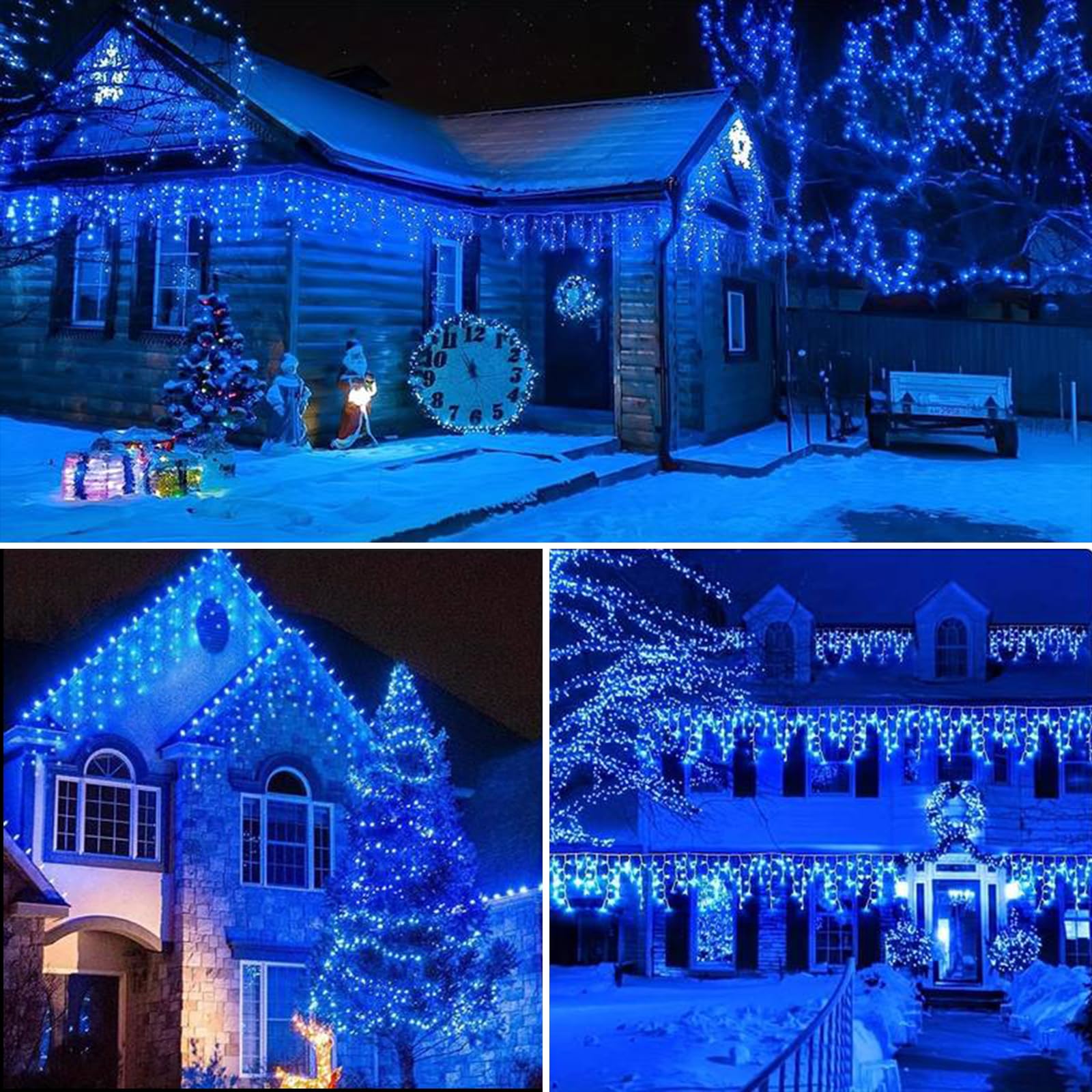 Jeayydsi 164Ft Christmas Lights Outdoor Decorations 1512Led Fairy String Light 12 Lighting Modes With Timer Memory Waterproof Christmas Light For Yard Roof Party Holiday Wedding Garden Decor