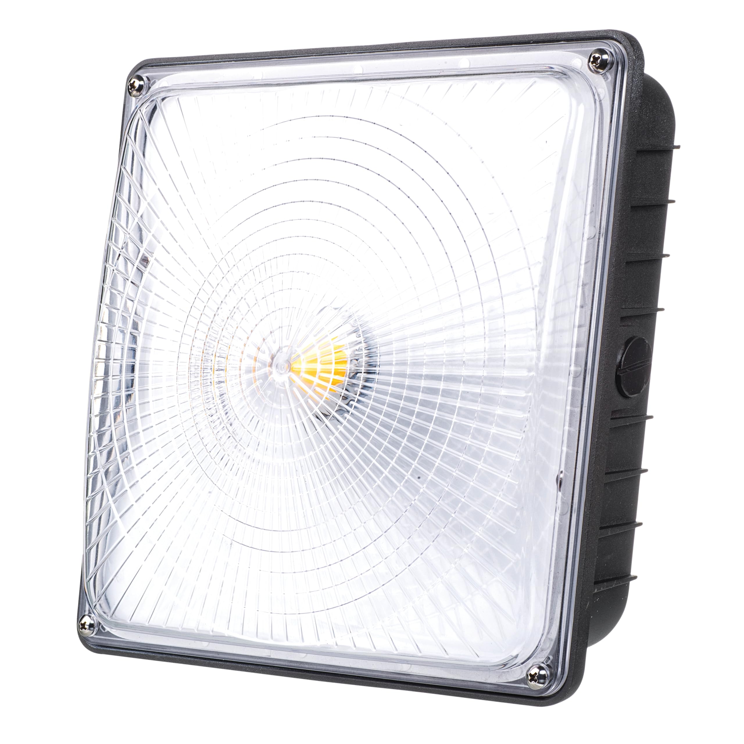 PARMIDA LED Canopy Light, 70W, Dimmable, 110-277VAC, IP65 Waterproof, ETL-Listed, 5000K, 9.6'' x 9.6'', Gas Station, Street, Are