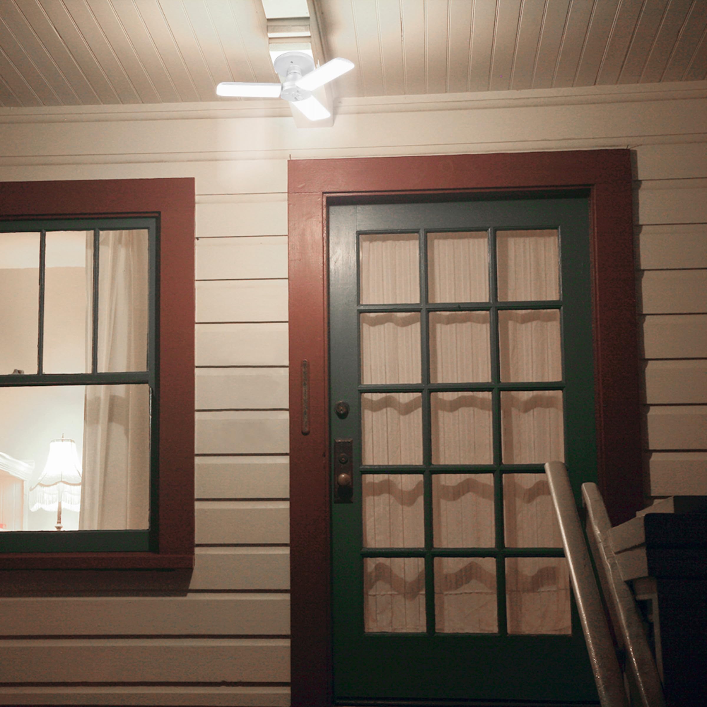 Feit Electric LED Motion Sensor Light Panel, 300W Equivalent, 3 Panels, 5000K Daylight, Model ADJ4000/3CCT/MM/LED, 4000