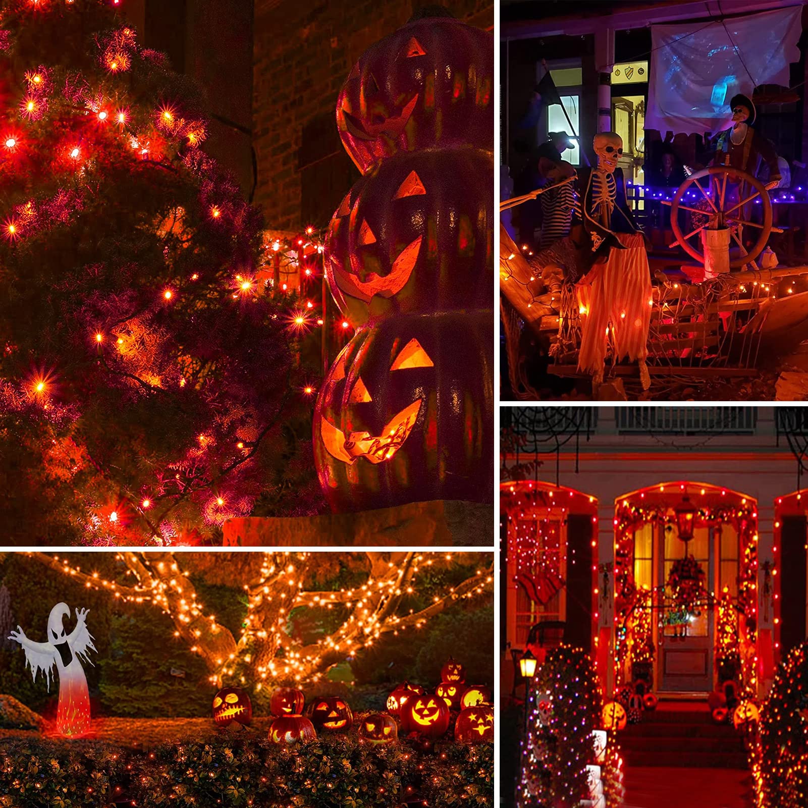 2 Pack 400 Led Solar String Lights, 8 Modes Solar String Lights For Outside, Waterproof And Solar Powered Outdoor String Lights