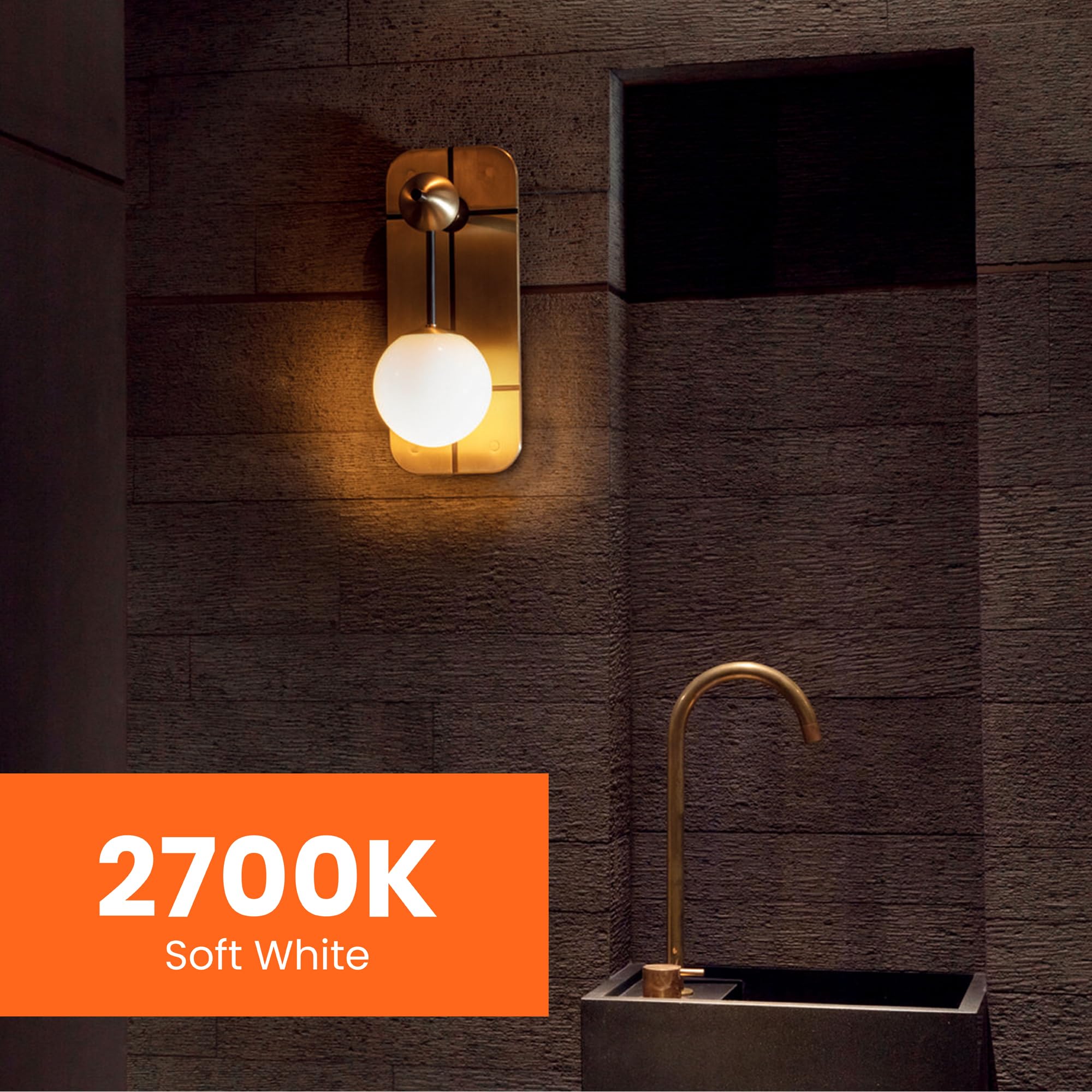 Feit Electric S11 Led Bulb E26 Base, Non Dimmable, 30W Equivalent, 2700K Soft White, 120V, 15,000 Hour Lifetime, Led Night Light