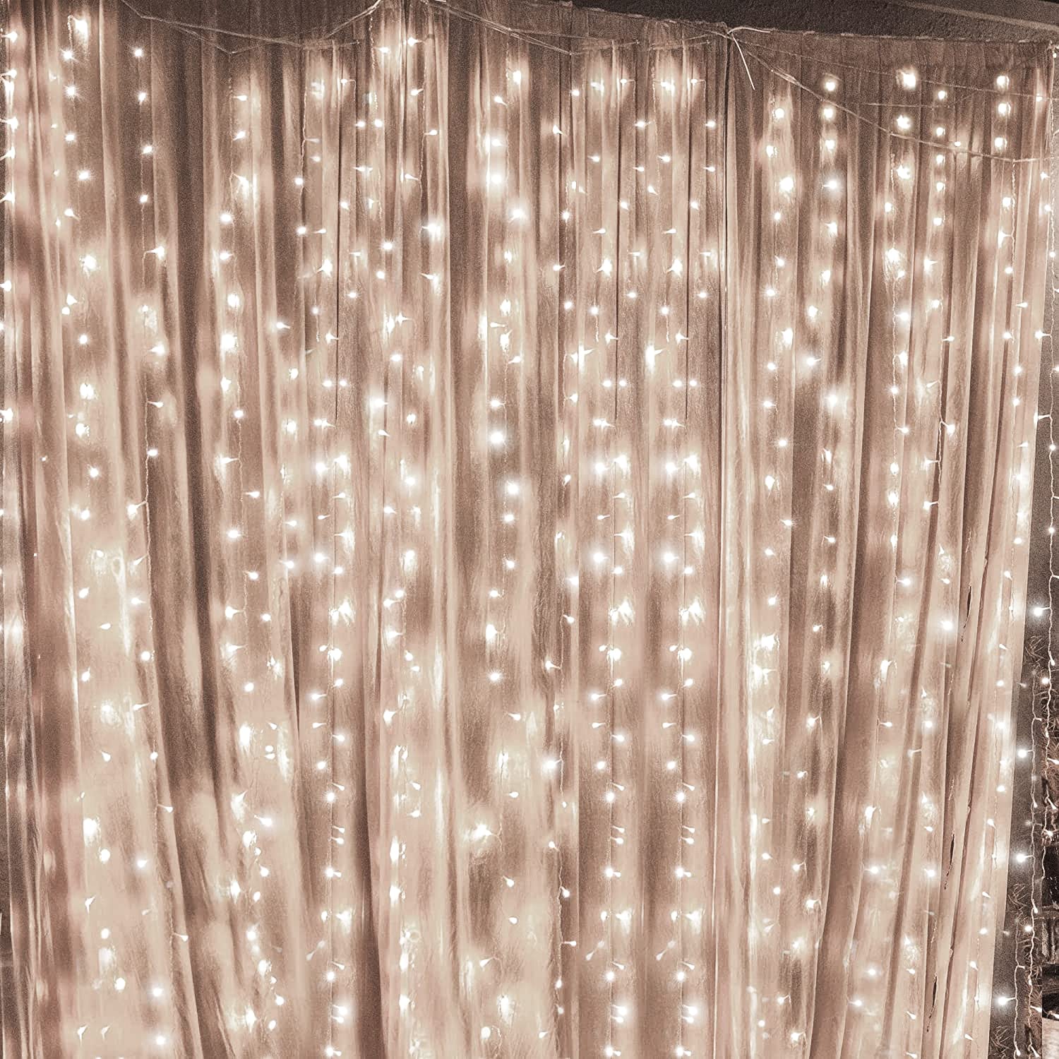 Twinkle Star LED String Light 300 LED Indoor Outdoor Decoration 8.26 Inches White Model Xa3
