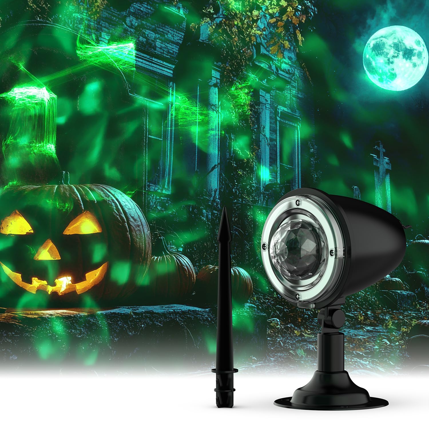 Halloween Laser Projector Lights Syslux Outdoor Projector Light 21 Colors Ocean Ripple Projection With Remote Control For Christmas Thanksgiving Indoor Wedding Garden Party Holiday Decorations