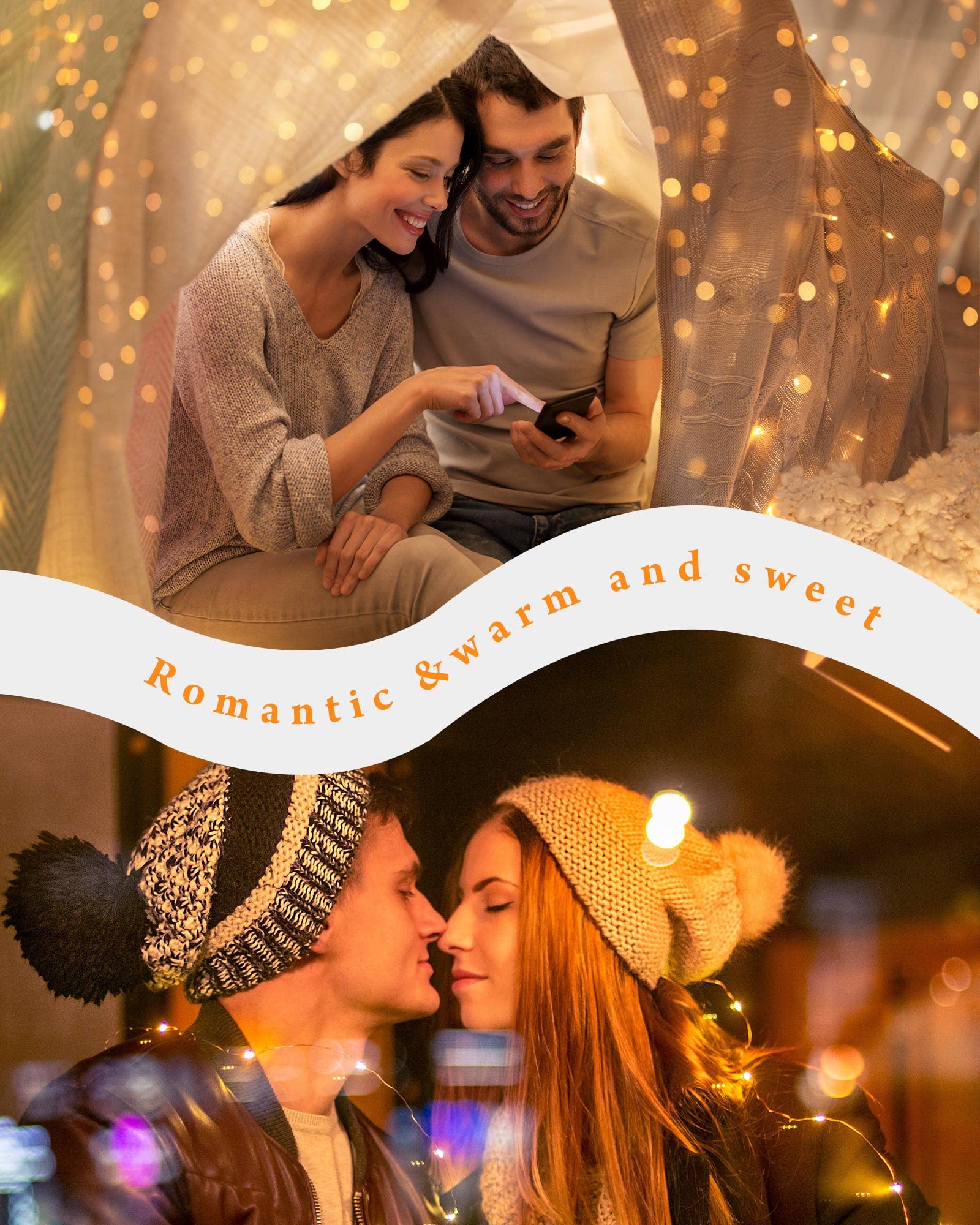 50 Pieces LED Fairy Lights Battery Operated LED String Lights Flexible String Lights 7 Feet 20 LED Fairy Lights Waterproof LED L