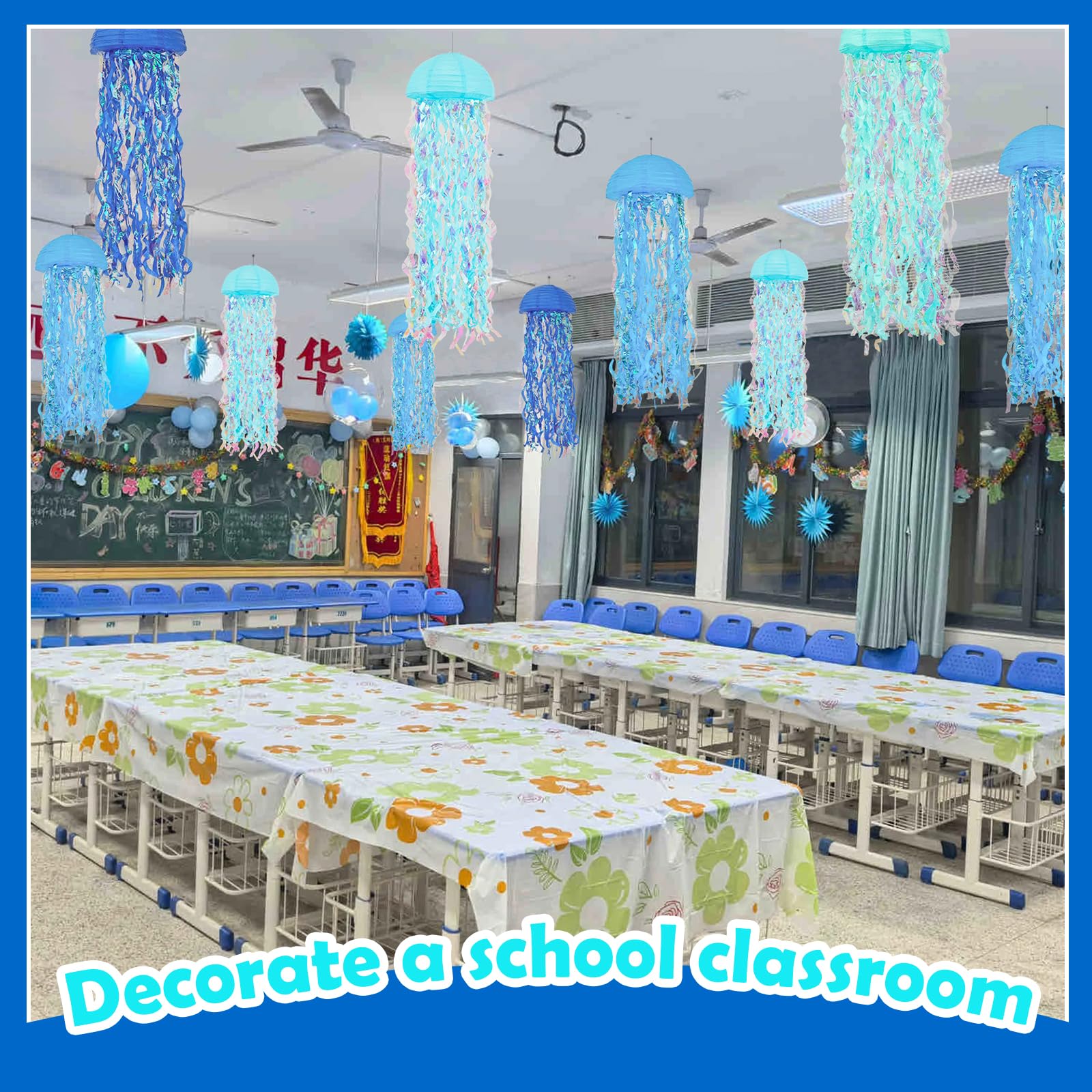Jellyfish Decor Jellyfish Lanterns Hanging Jellyfish, Under The Sea Party Decorations For Ocean Themed Birthday Decorations -10