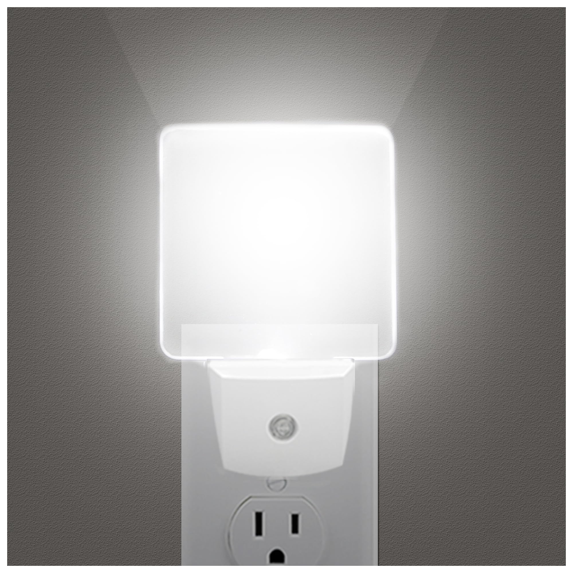 U4GLORY LED Night Lights Plug into Wall - 2 Pack Daylight Night Light with Dusk to Dawn Sensor Plug in Auto On/Off NightLights 5000k Bright Light Sensor Nightlight for Hallway Kitchen Bathroom Bedroom