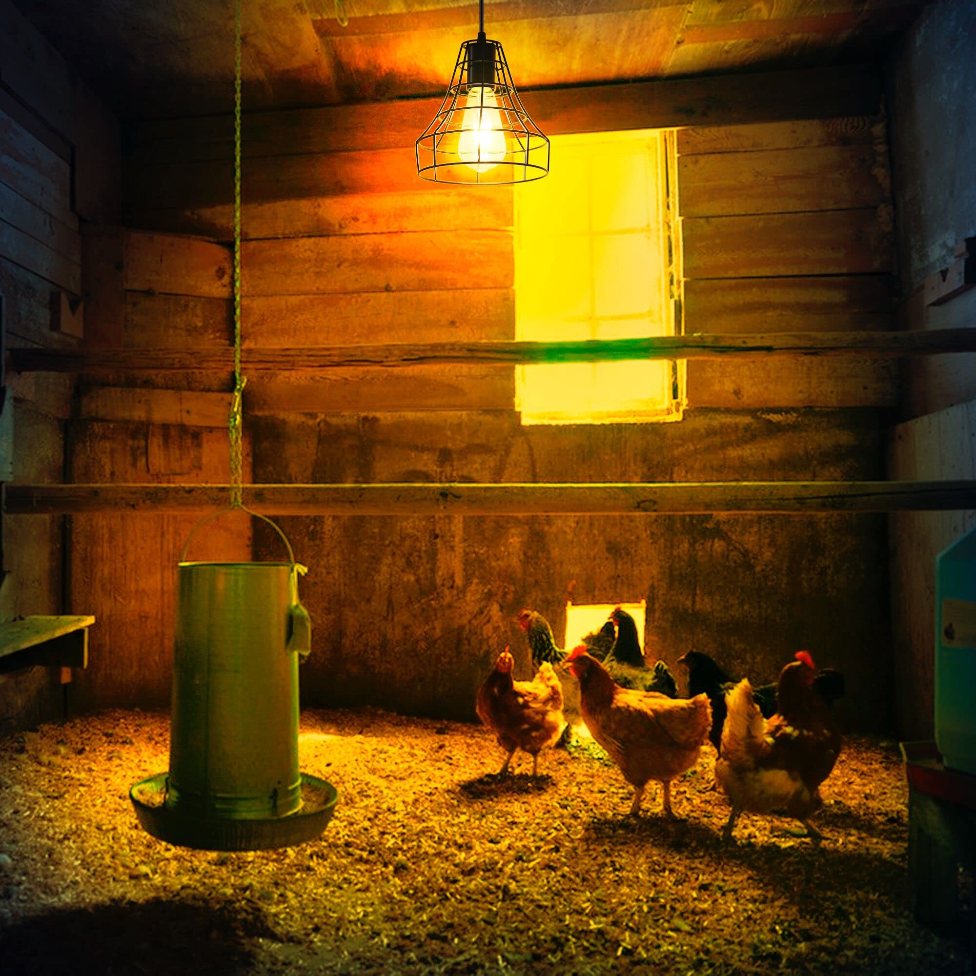 Yumamei Solar Pendant Lights With Remote & Pull Cord, Adjustable Solar Chandelier For Outdoors