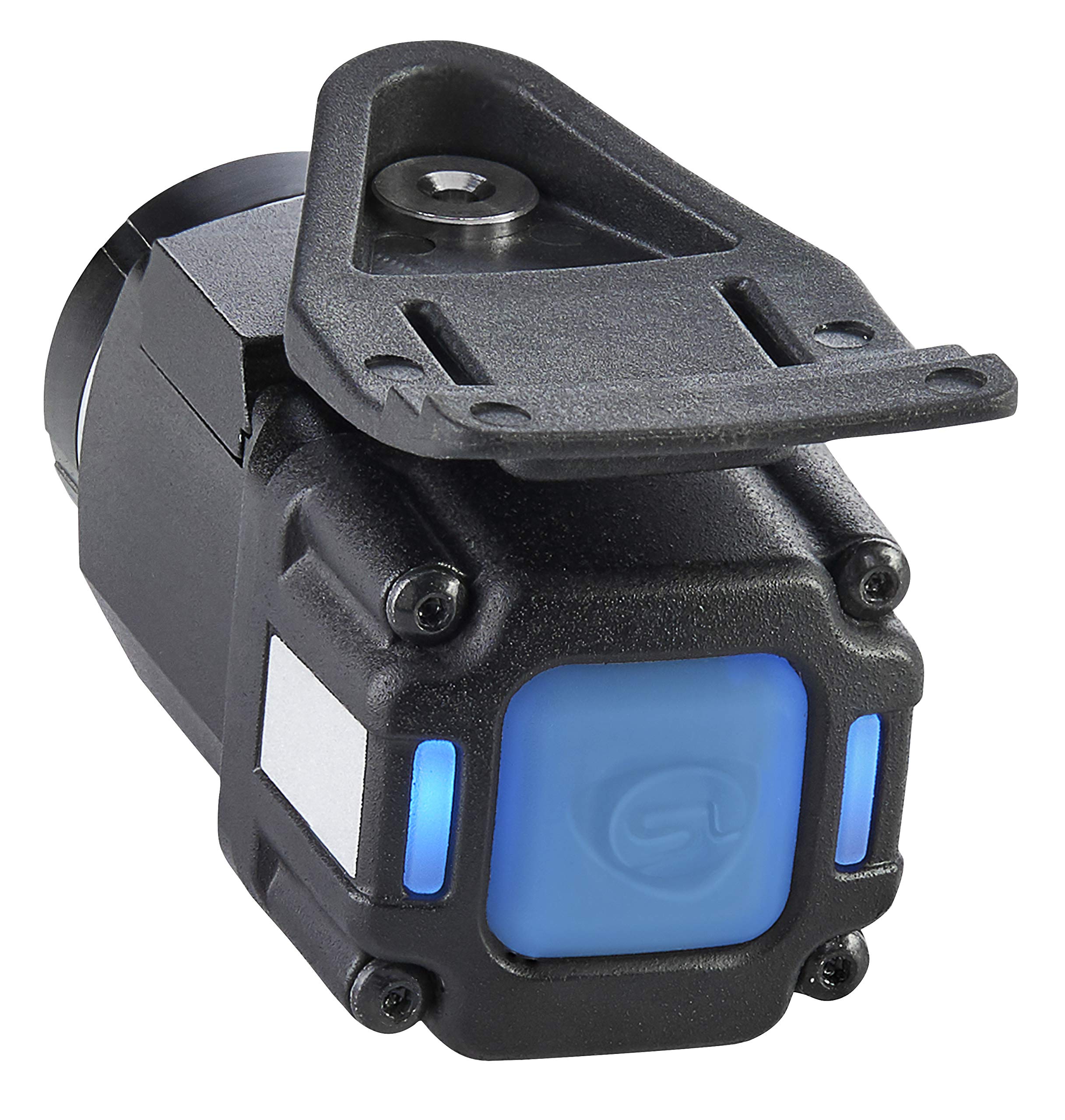 Streamlight Vantage II Hard Hat Light 350-Lumen Black Aluminum Model 69333 with Blue LED Tail Light, One Size