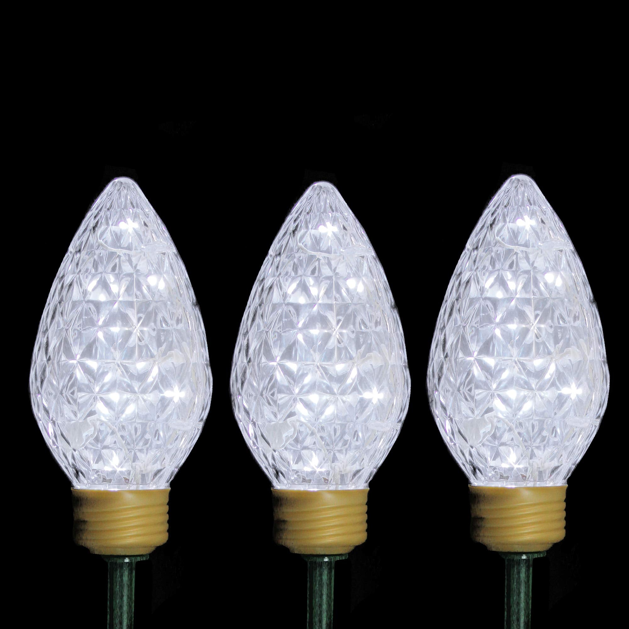 Northlight Christmas Yard Art Lawn Stakes, Clear Plastic, Model 32913128