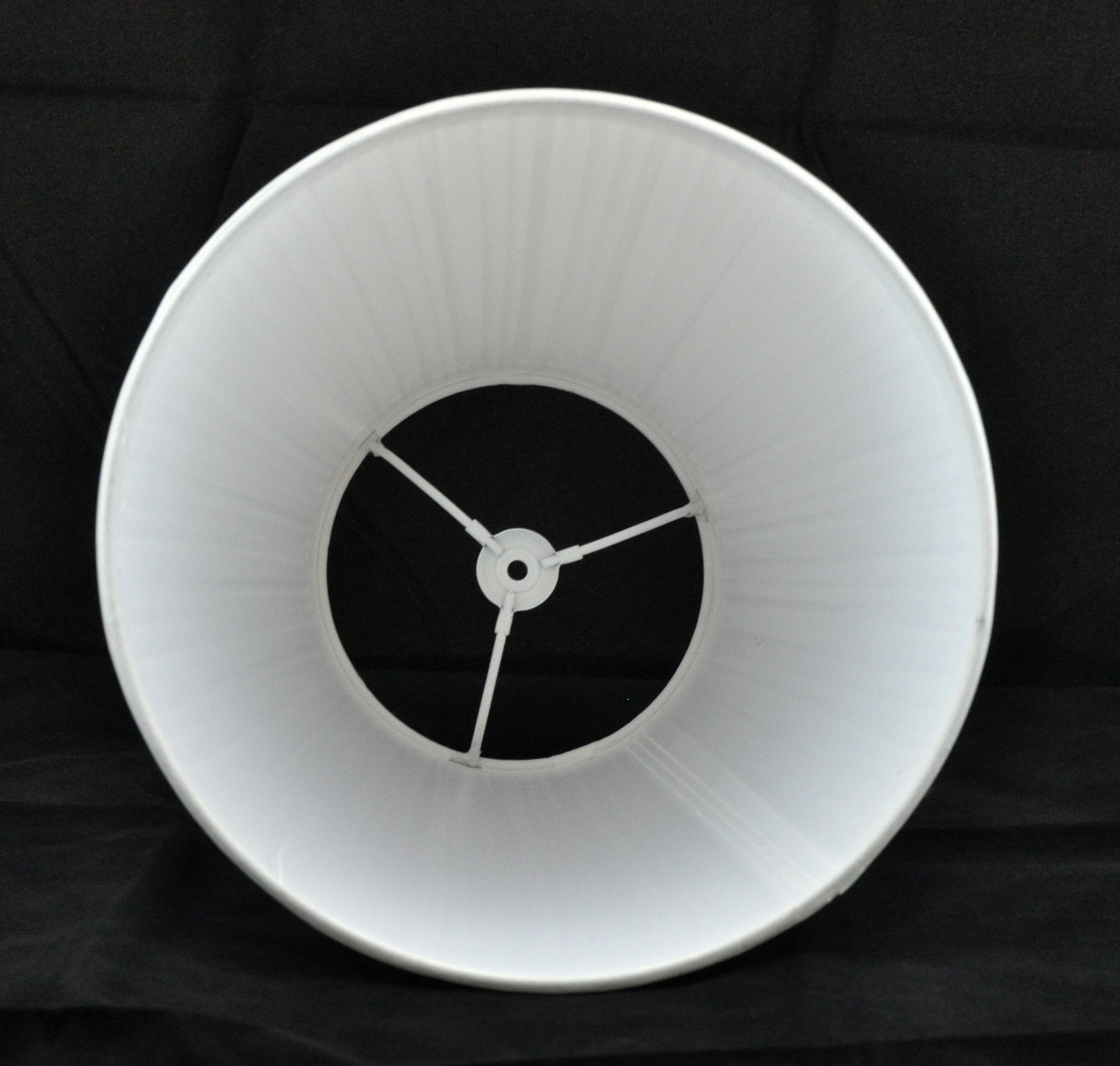 Urbanest Mushroom Pleated Hardback Lamp Shades, Set of 2, 5x9x8.5 Inch, Off White