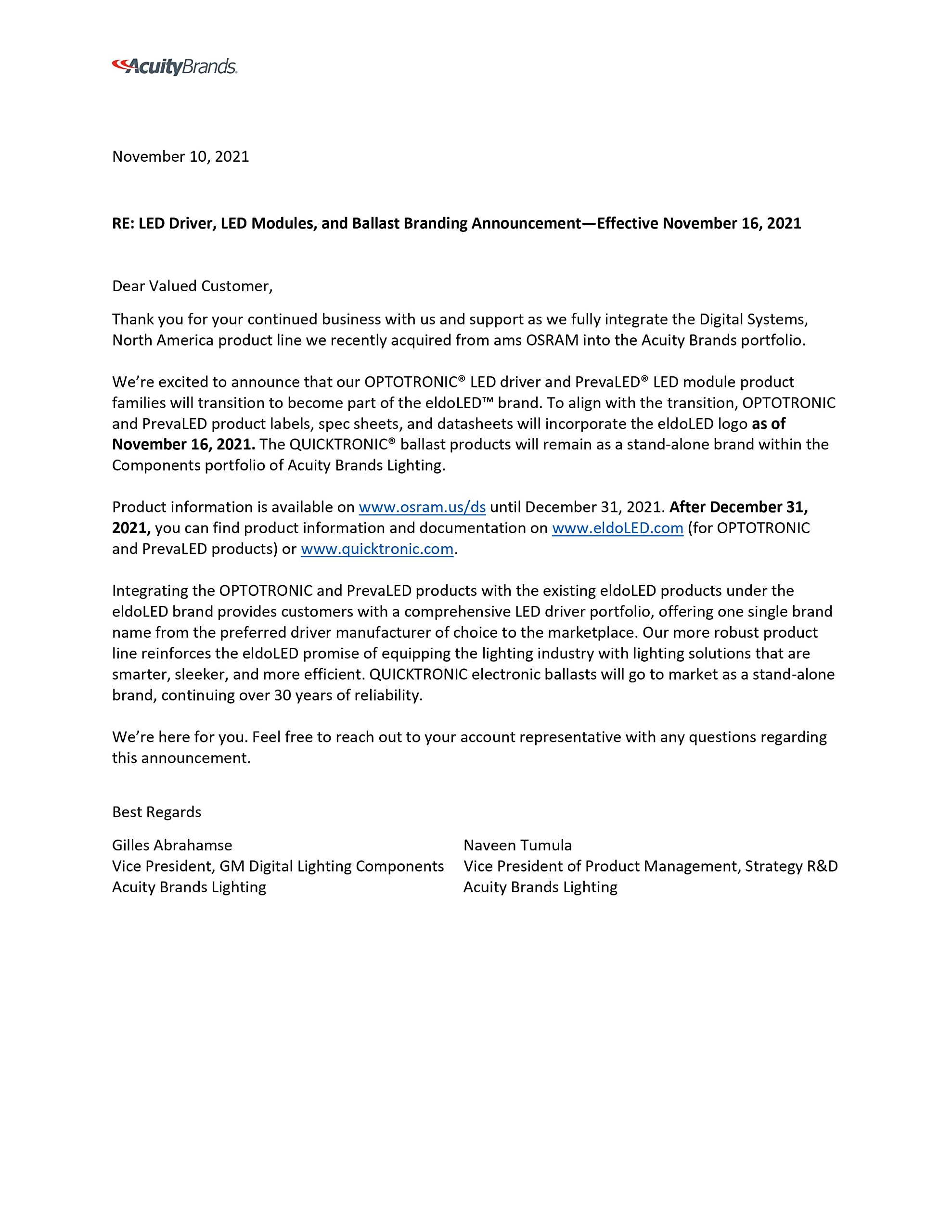 Osram 51520 Optotronic 96W 24V Dc 120/277V Ac 50/60Hz Constant Voltage Dimmable Led Driver Ot 96W/24V/Unv/Dim