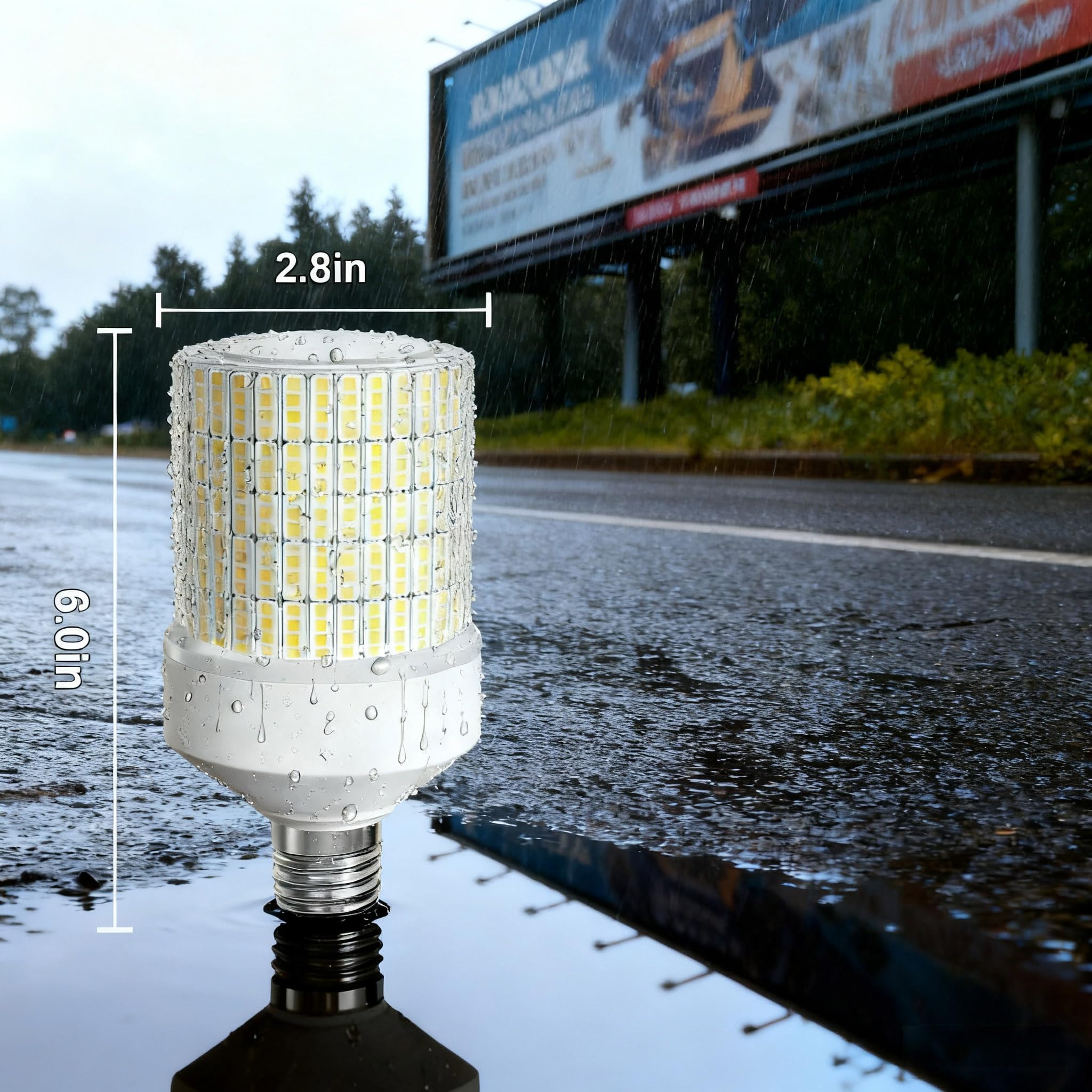 Ns 700W Equivalent Led Corn Light Bulb 2 Pack 10500 Lumens 3000K Warm White Lamp E26/E39 Medium Mogul Base 70W Large Area Lighting For Outdoor Indoor Garage Warehouse High Bay Lights