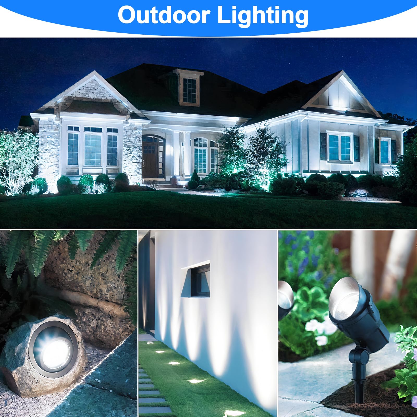 Qqlxst Mr16 Led Bulbs 50W Halogen Equivalent  5000K Daylight White  5W Mr16 Gu5.3 Bi-Pin Base 12V Low Voltage Spotlight Bulb For Landscape Spotlight Track Recessed Lighting  Non-Dimmable  12-Pack