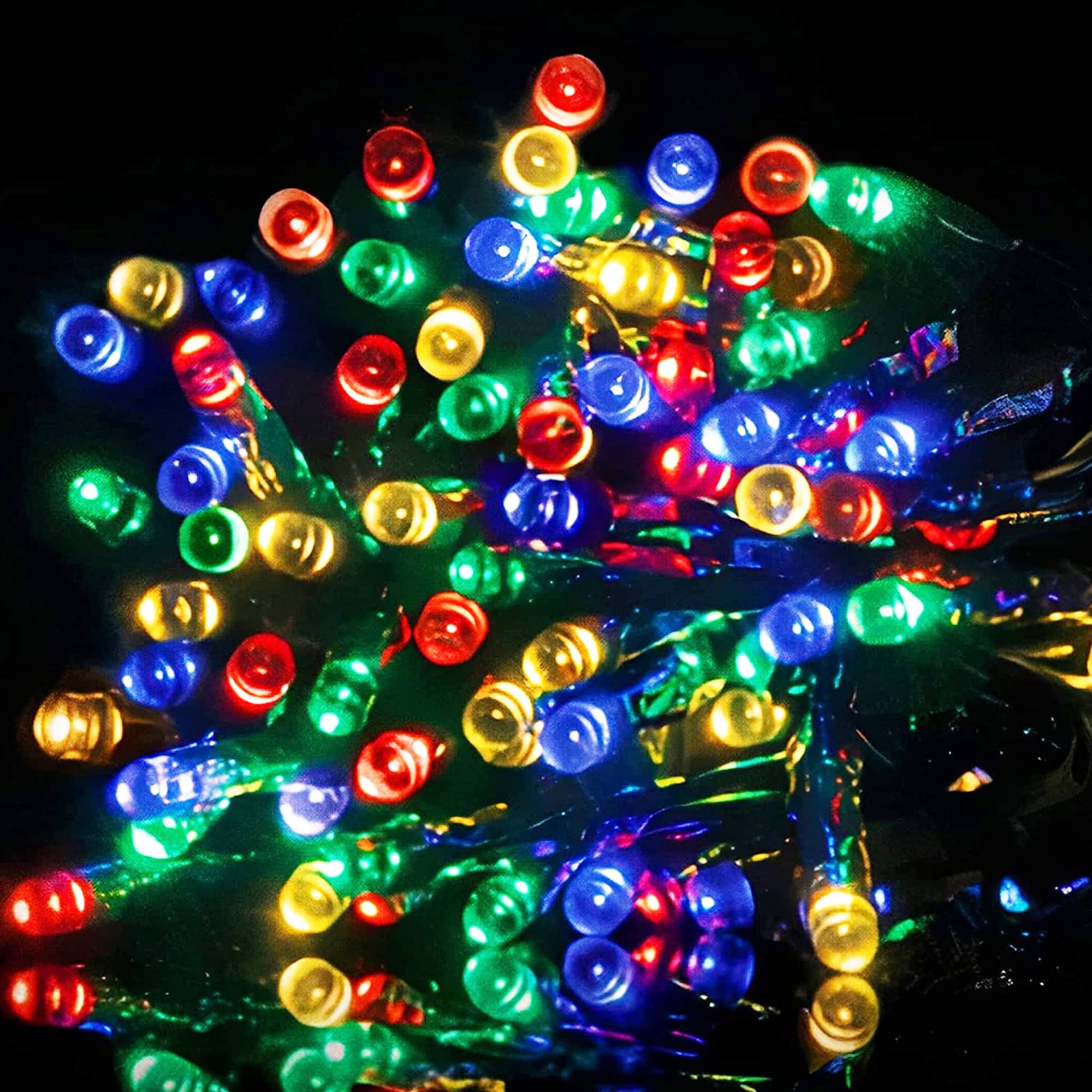 Dazzle Bright 300 LED Color Changing Christmas Lights, Warm White & Multi, Waterproof, 11 Function, Indoor/Outdoor Decor, Model HB-300COI