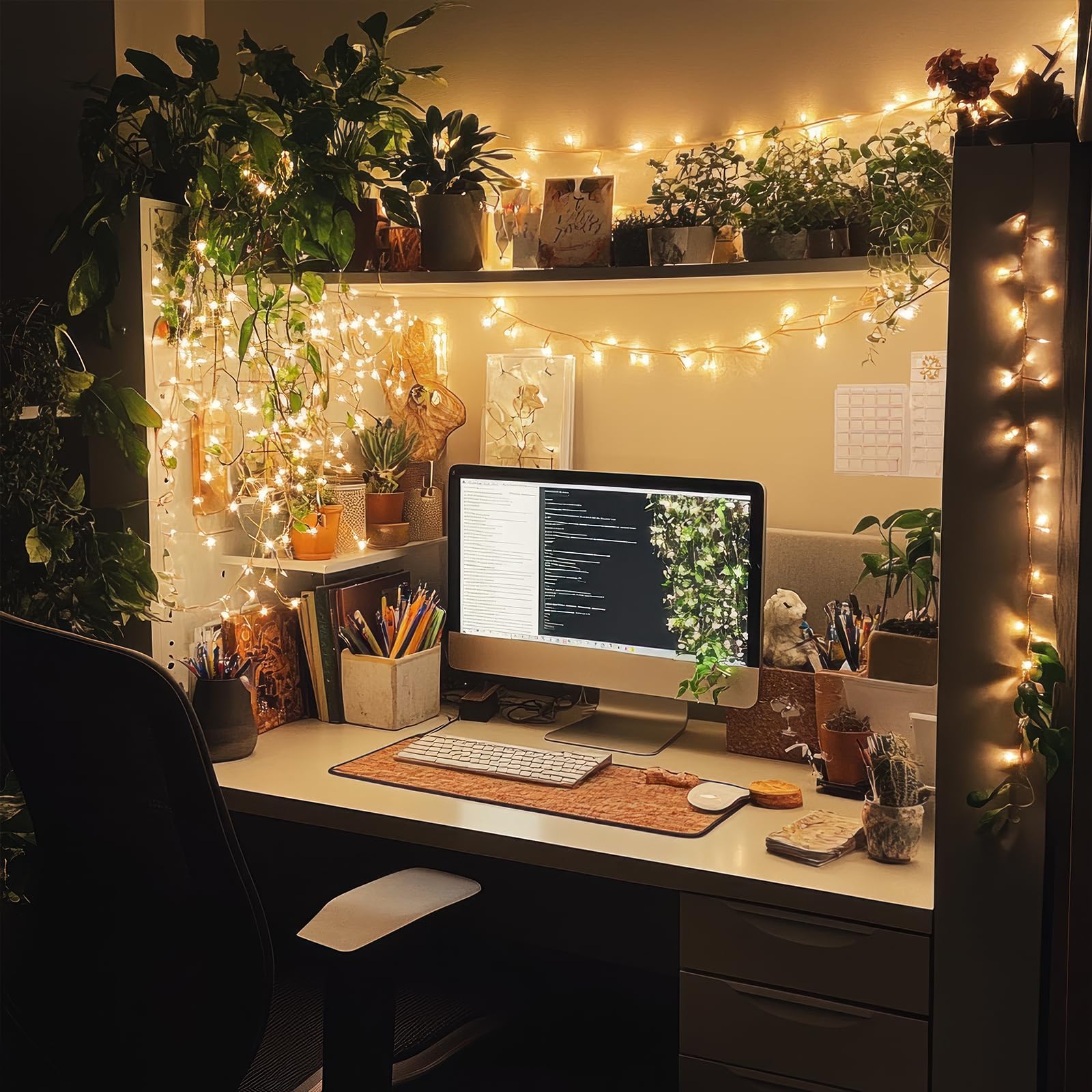 Atbaoxo Led String Lights, 33 Ft 100 High Brightness Led Christmas Lights With Remote, 8 Modes, Waterproof & Connectable, Ideal