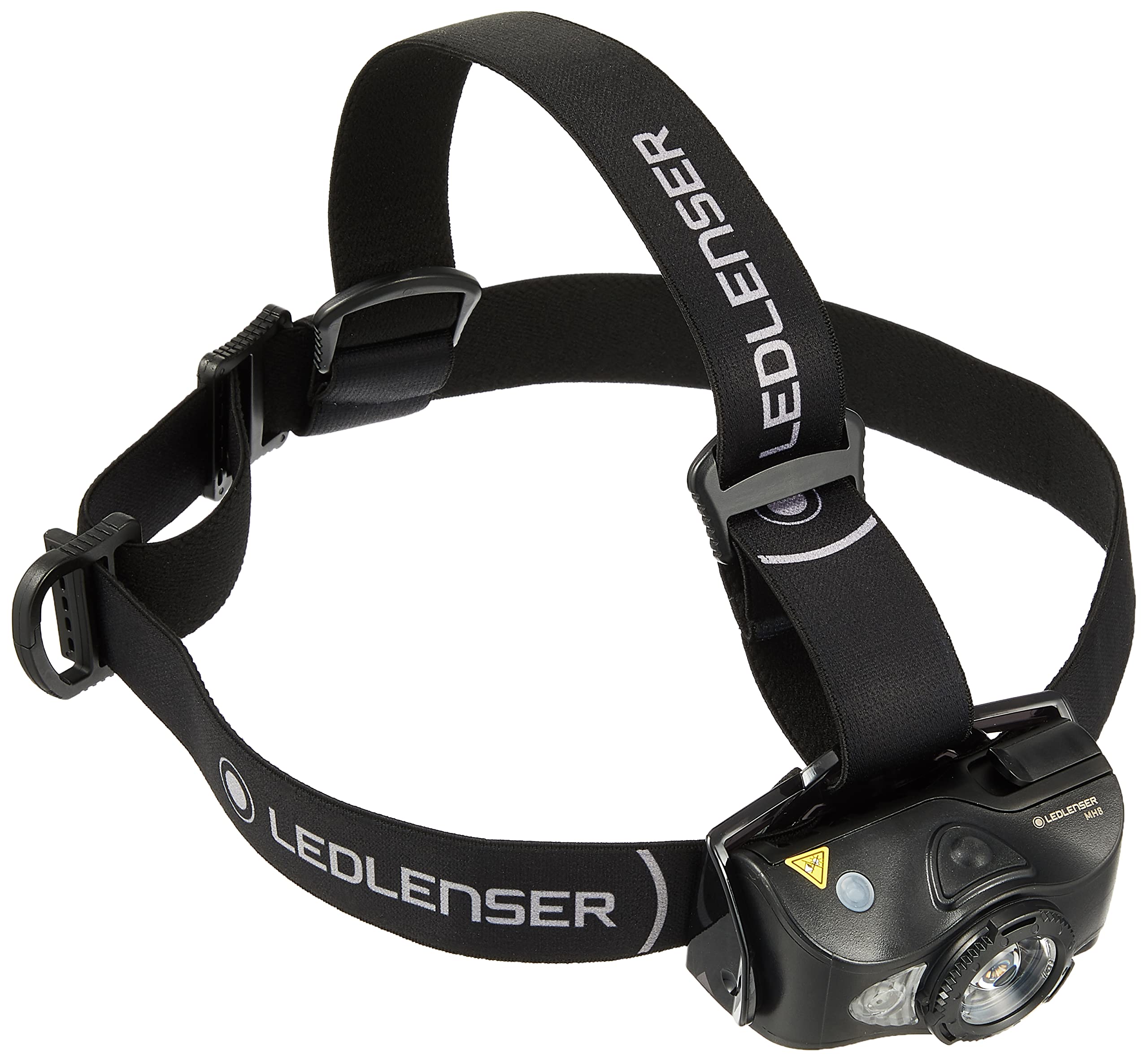 Ledlenser MH8 - Rechargeable LED Head Torch, Super Bright 600 Lumens Headlamp, Water Resistant (IP54), Camping, Fishing, Hiking 