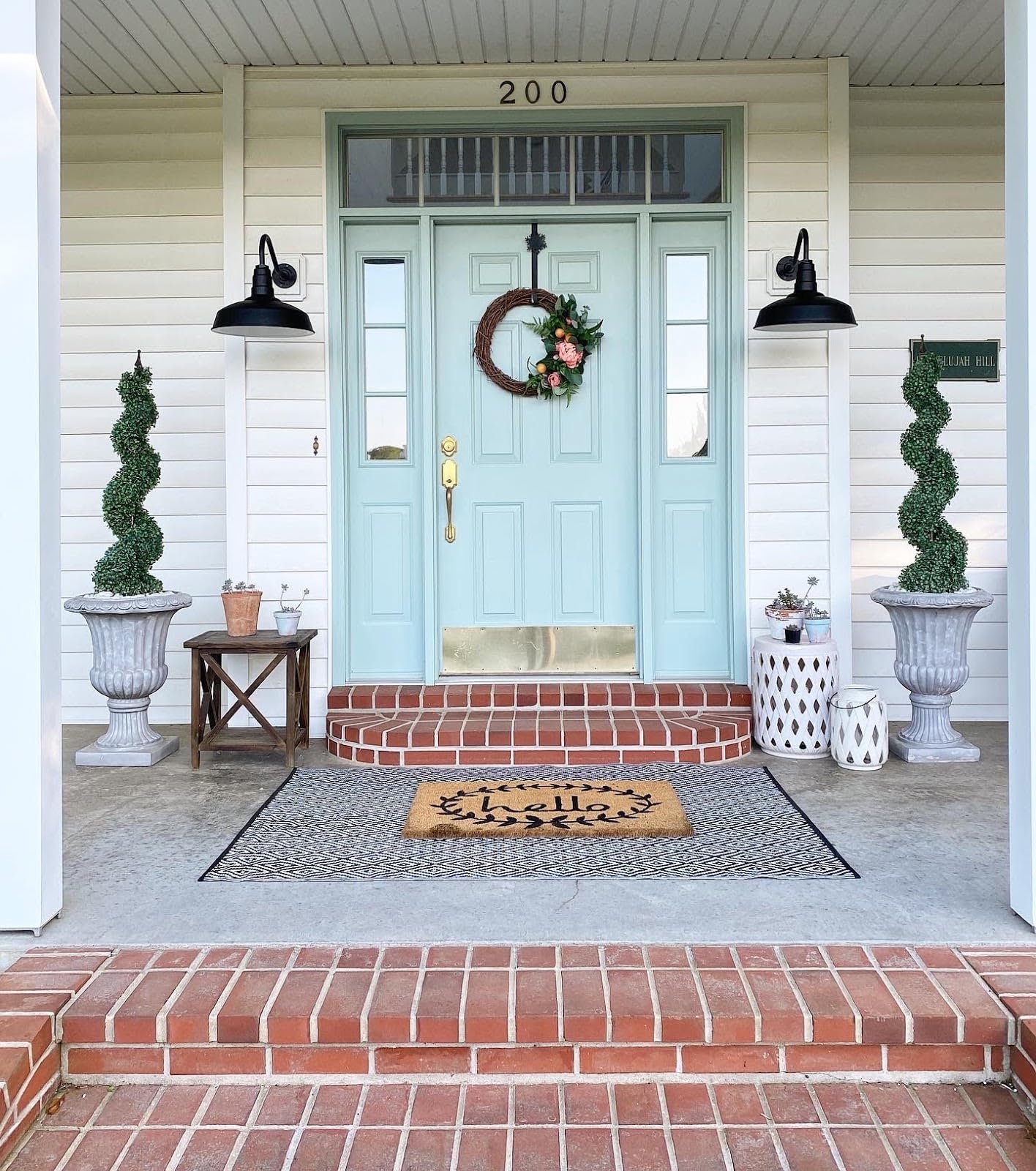 Steel Lighting Co. Gardena Barn Light - 16 Gooseneck Outdoor Wall Mount - Steel, Matte Black With Brass Interior