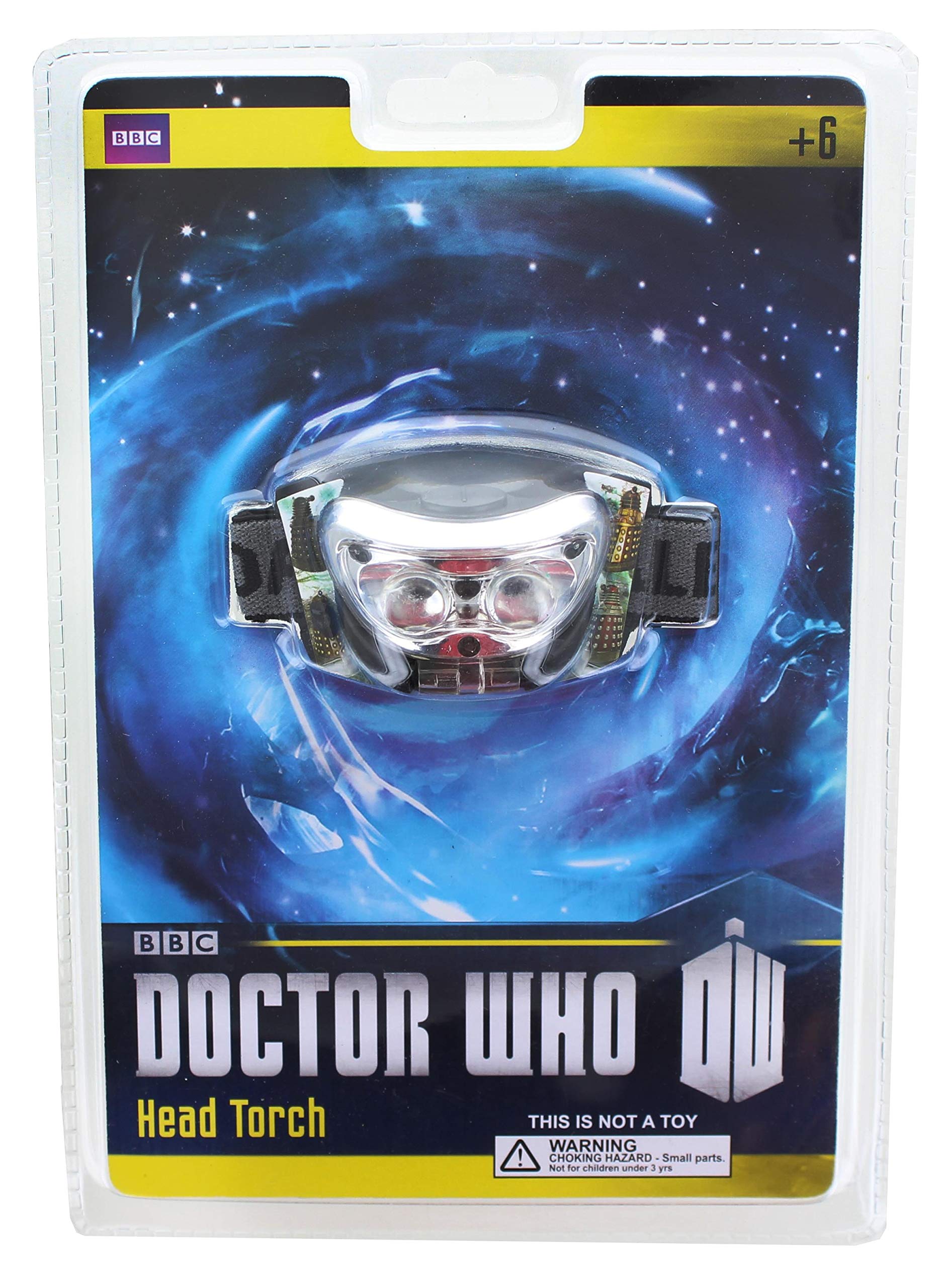 Seven20 Doctor Who Dalek Head Flashlight Book Light - Multicolor, Plastic, Model 5013348001627