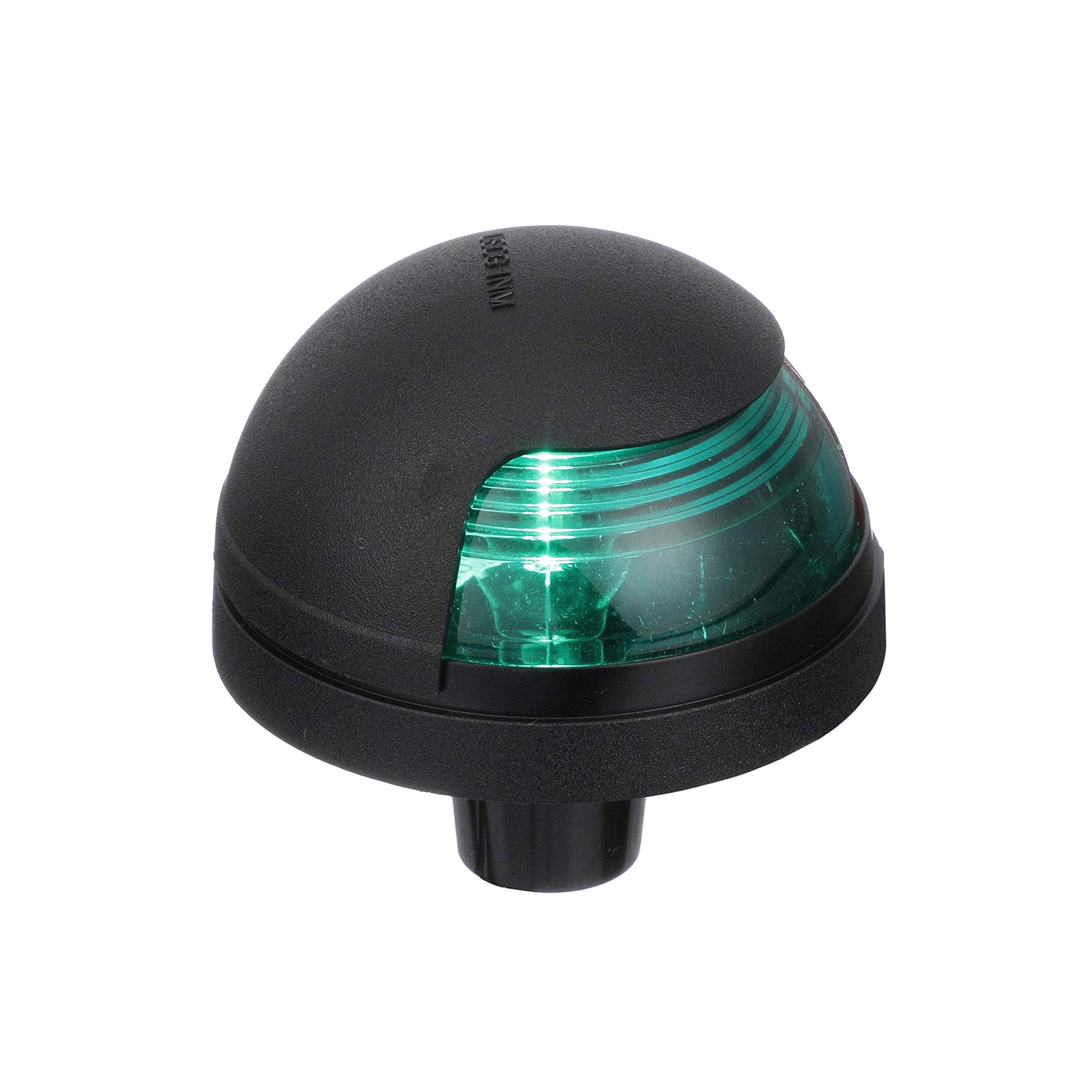 Attwood Pulsar153 Deck Mount Bi-Color Light - Red/Green Combo, 12V, Black Housing, Model 10