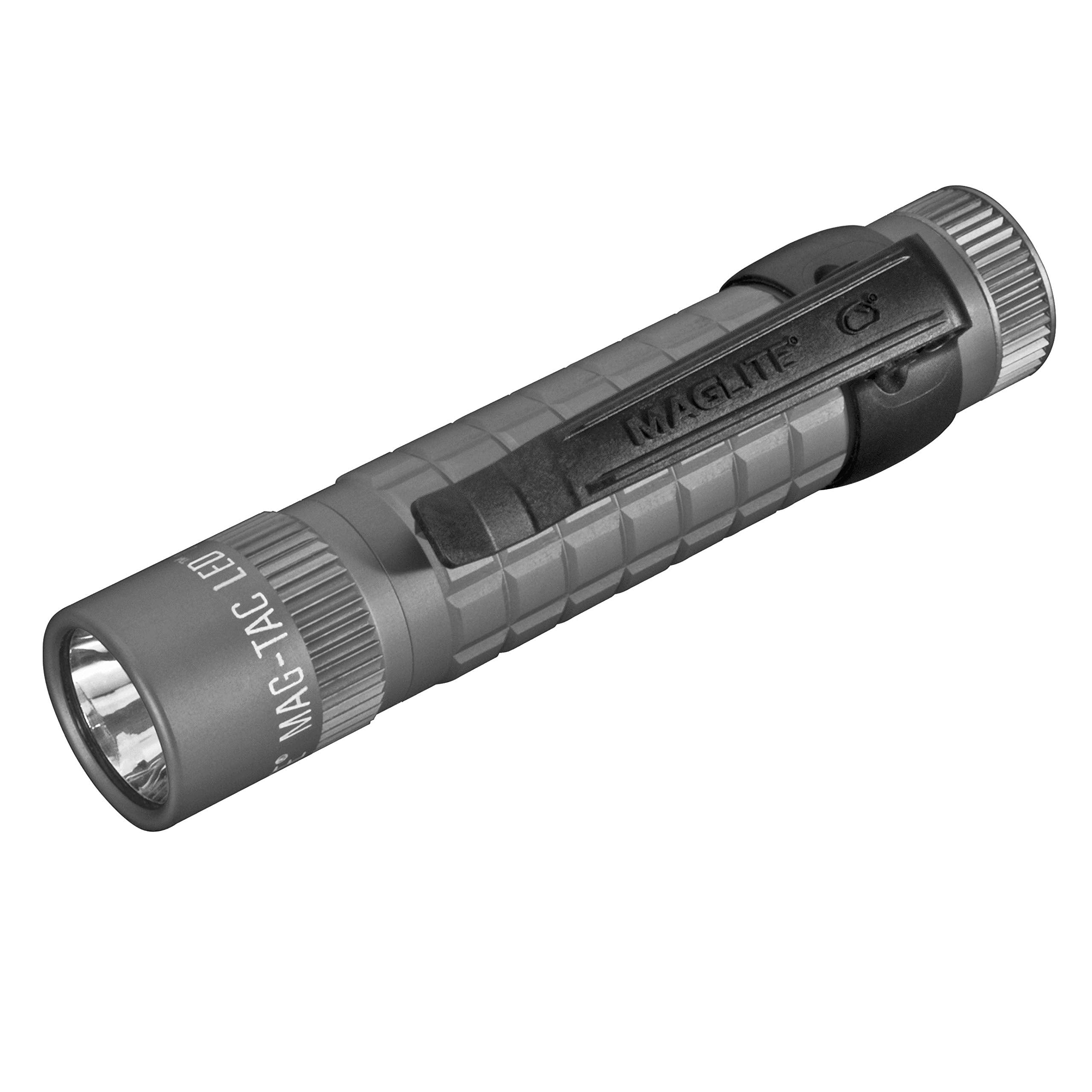 MagLite Mag-Tac LED Flashlight - 2-Cell CR123, Plain-Bezel, Urban Gray, Model SG2LRG6