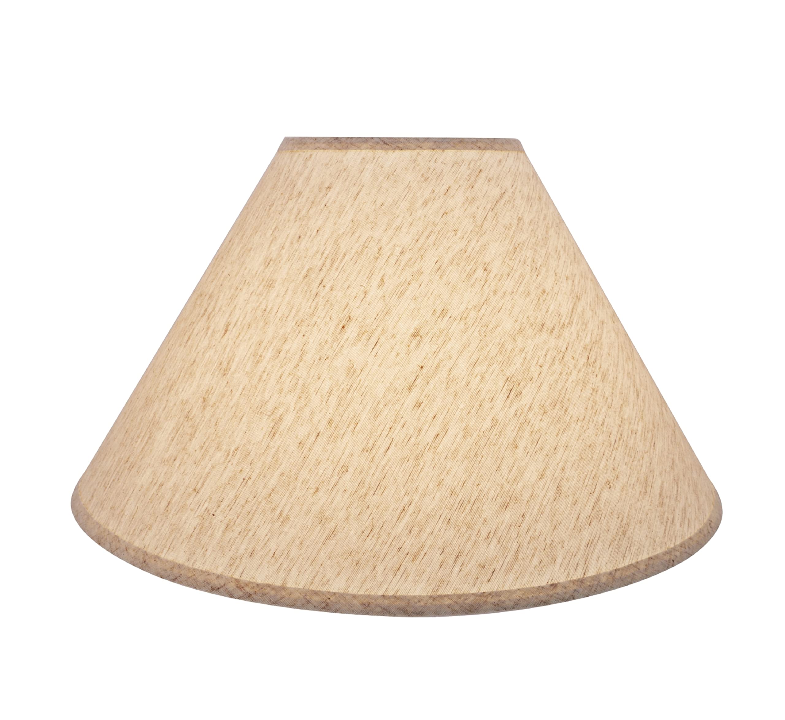 Aspen Creative Transitional Hardback Lamp Shade, Empire Shape, Flaxen, 18in Wide, Model 32772, Size 7in x 18in x 12 1/2