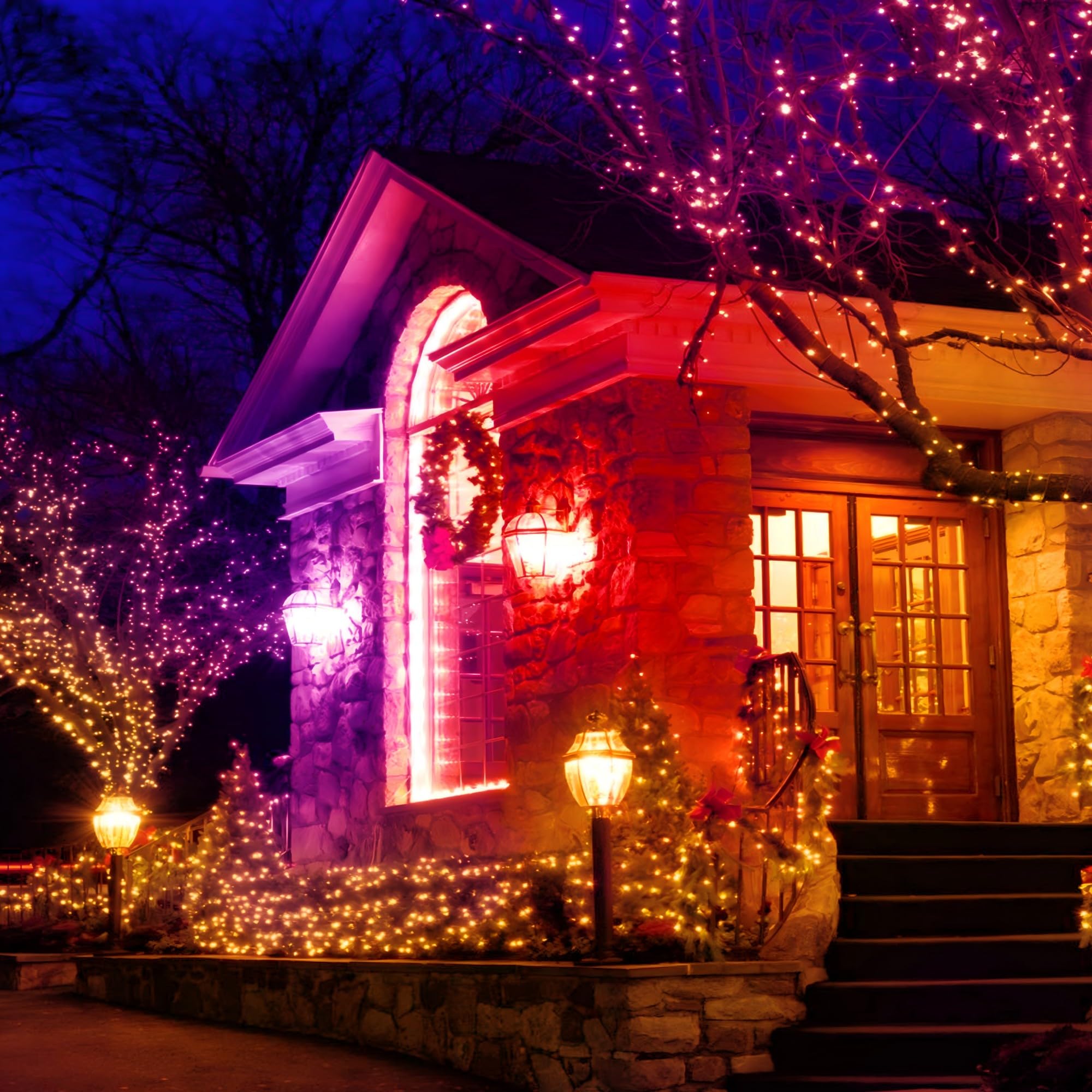 Flaspar 150W Equivalent Red Light Bulbs, Par38 Led Flood Lights Bulb Outdoor, E26 Base Red Led Lights 15W, Not Dimmable Colored