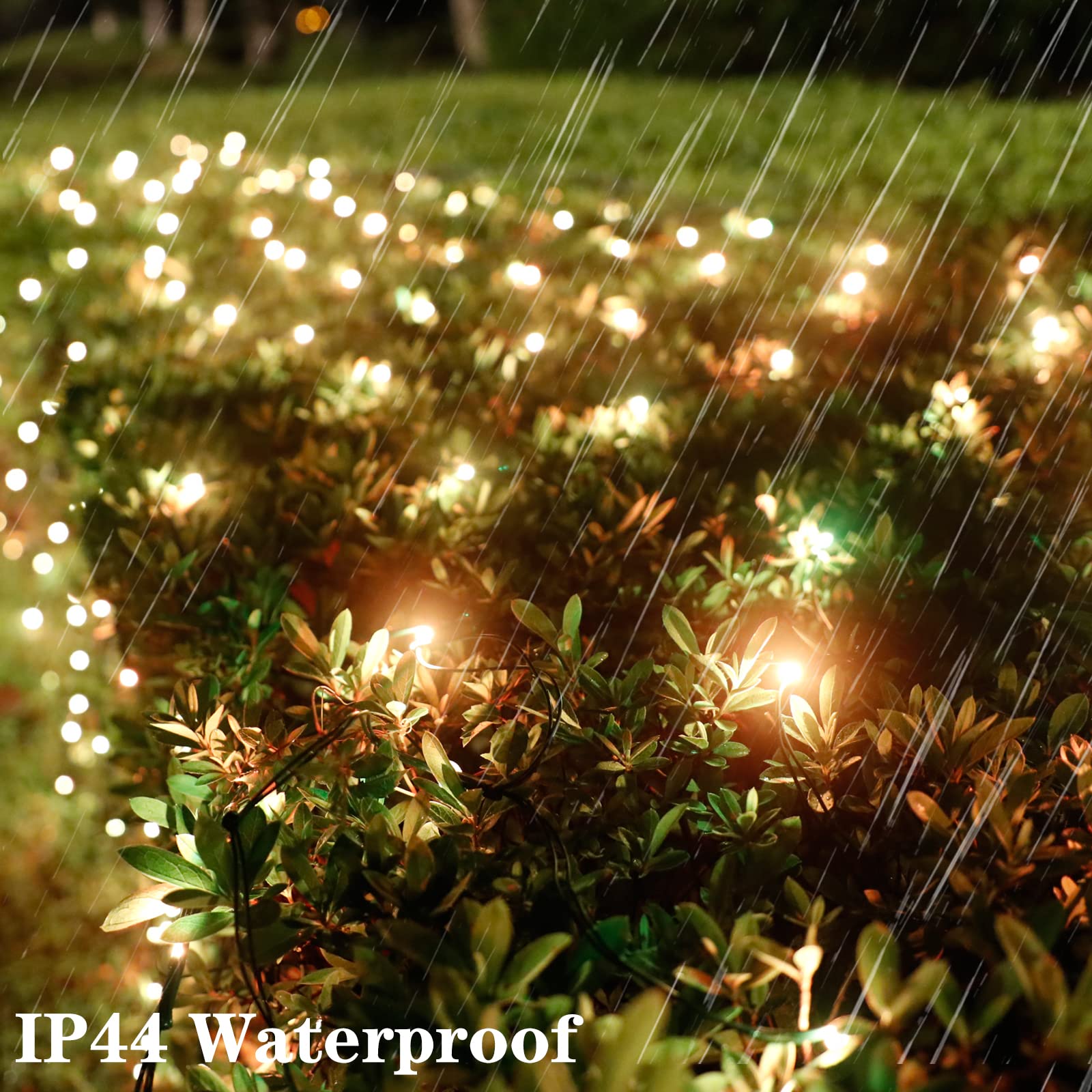 360Led Net Lights, 21Ft X 5Ft Connectable Christmas Outdoor String Mesh Lights With Memory Function, 8 Modes Waterproof Fairy Li