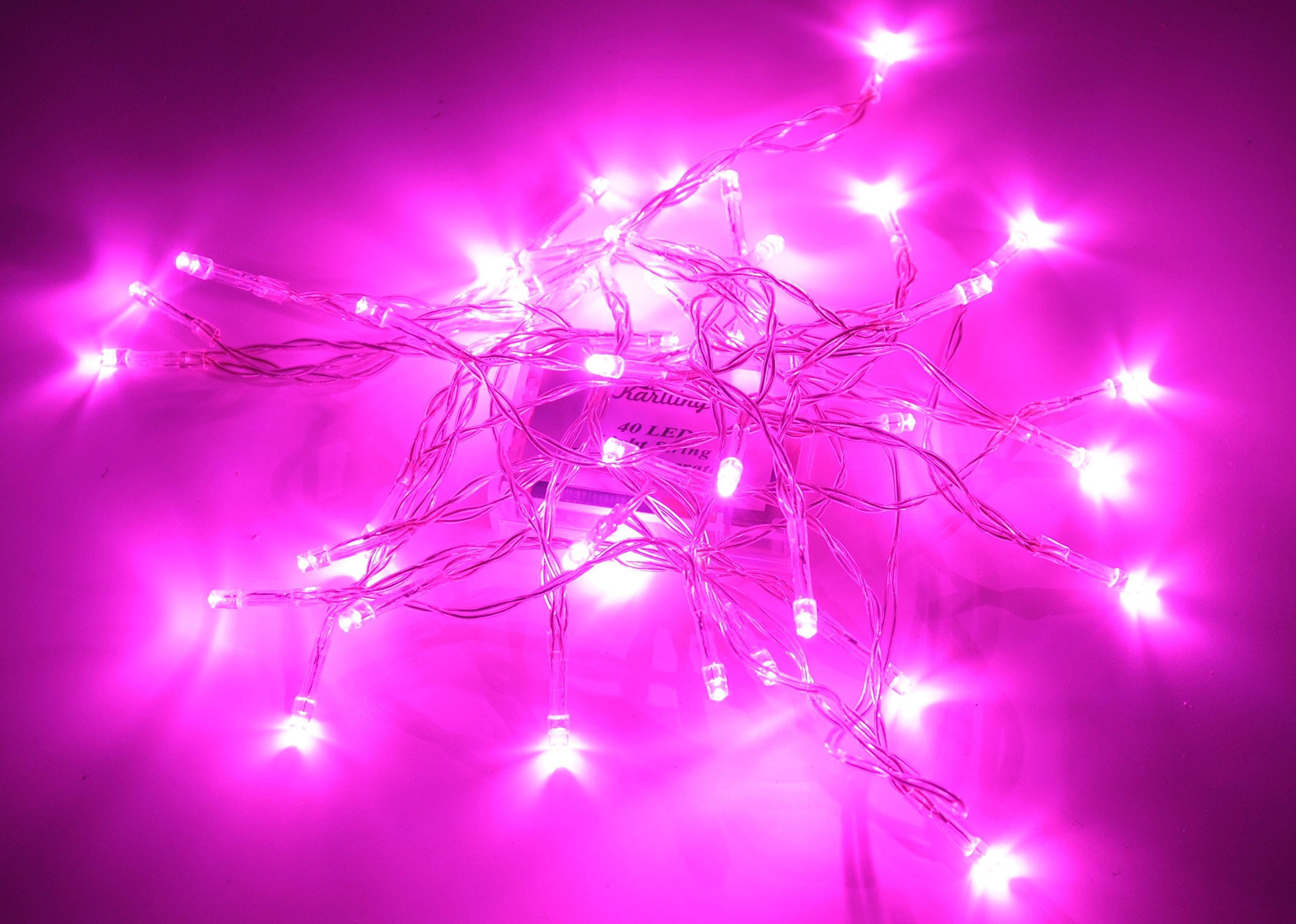 Karlling 40 LED Fairy Light String - Pink, 10 Pack, Wedding & Party Decorations, Model Karlling-80010610_10